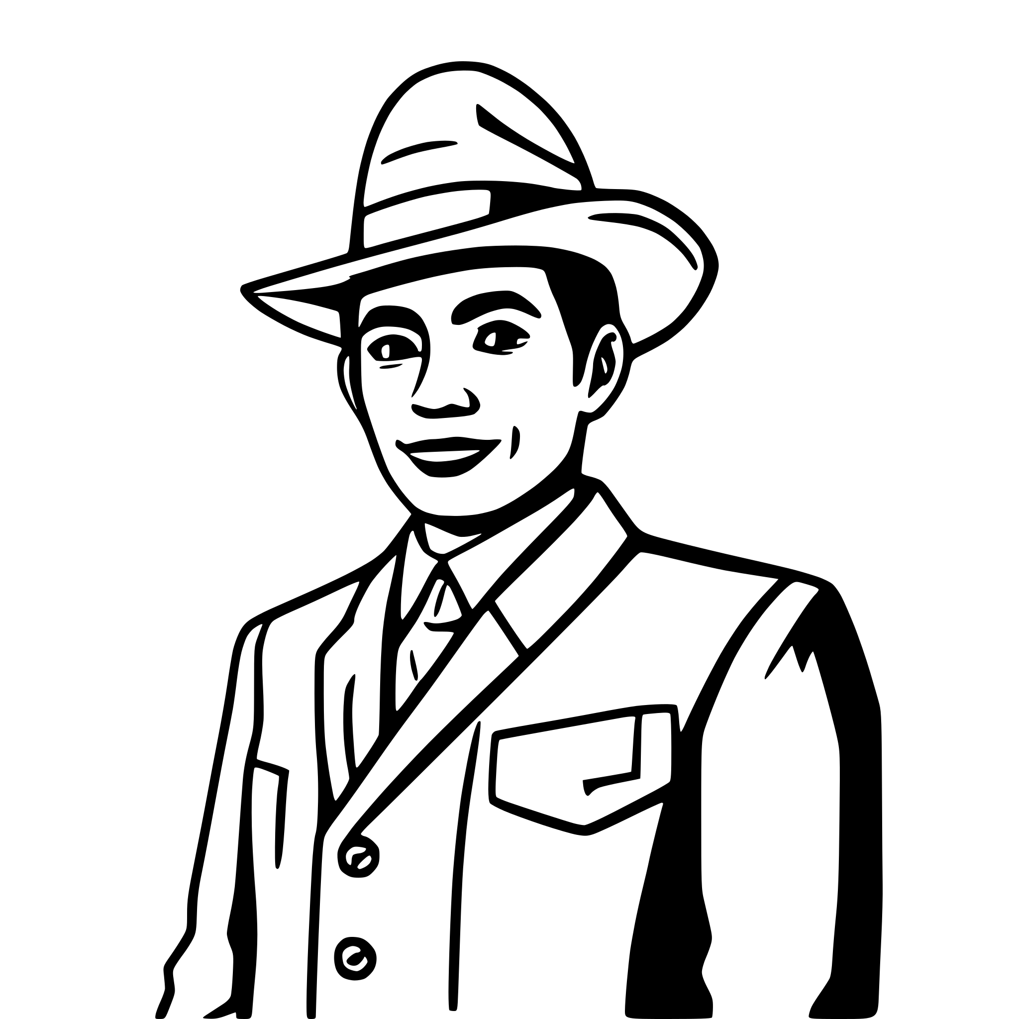 AI-generated SVG of a Portrait of Soekarno, wearing traditional Javanese clothing, standing with enthusiasm in the city of Surabaya in the early 1900s, the setting of the city is colonial times.