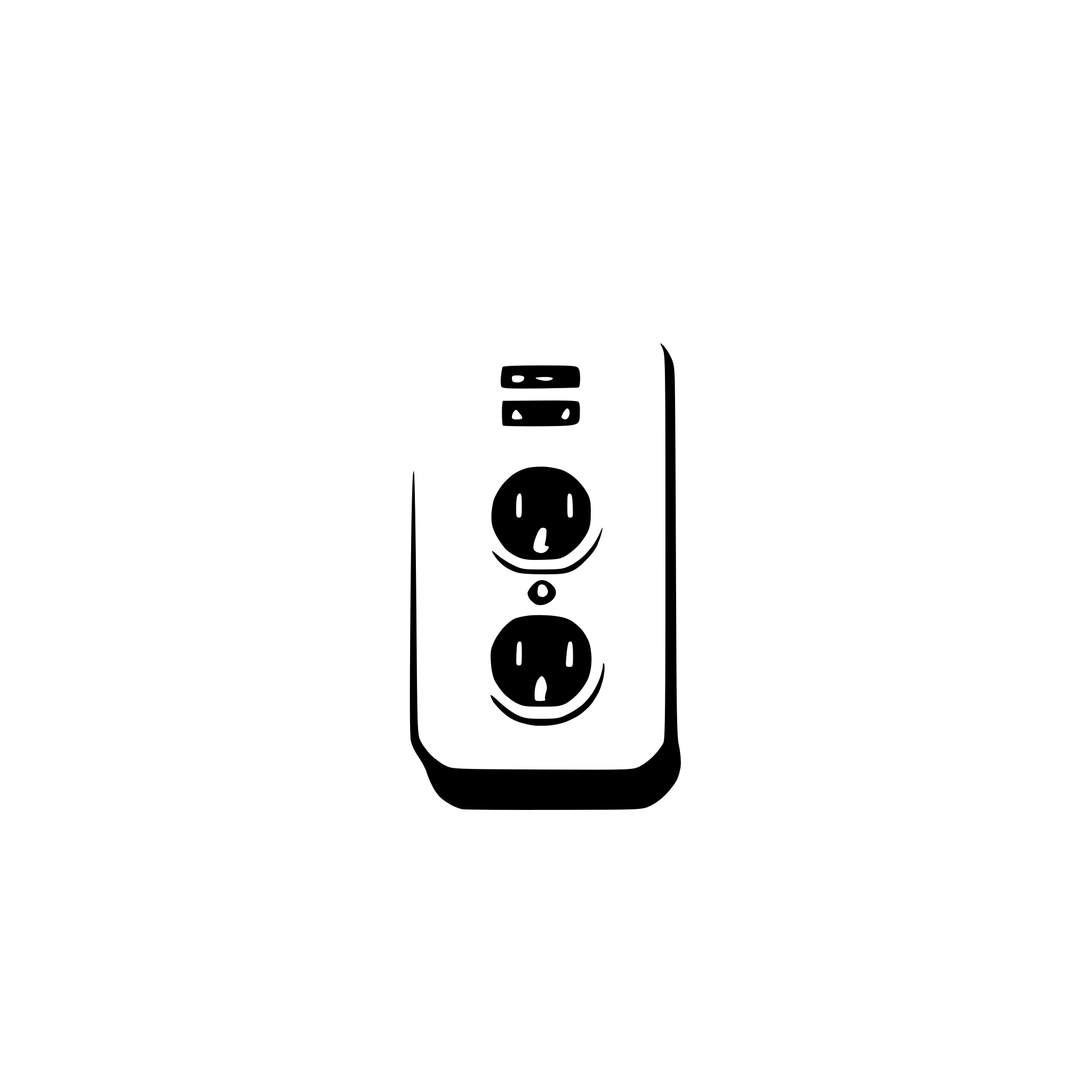 AI-generated SVG of a power outlet