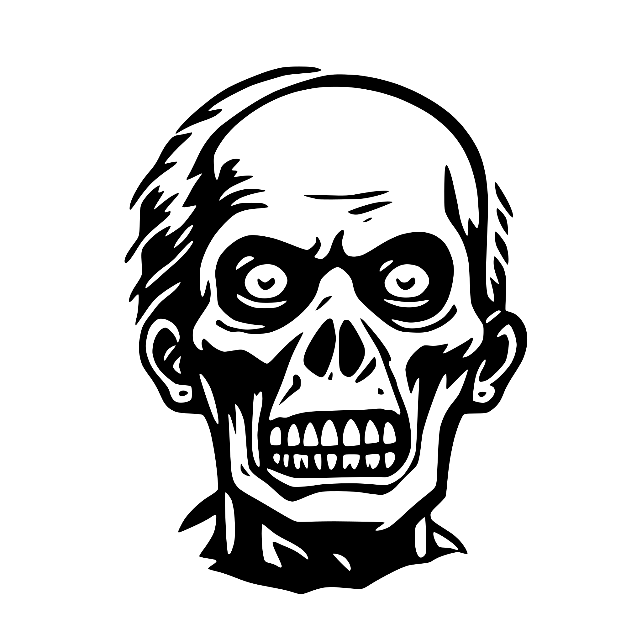 AI-generated SVG of 'Logo zombie'