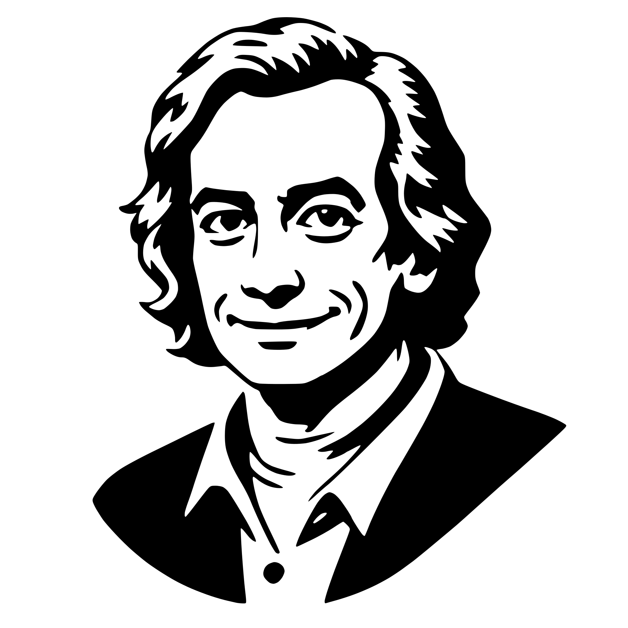 AI-generated SVG of 'richard feynman'