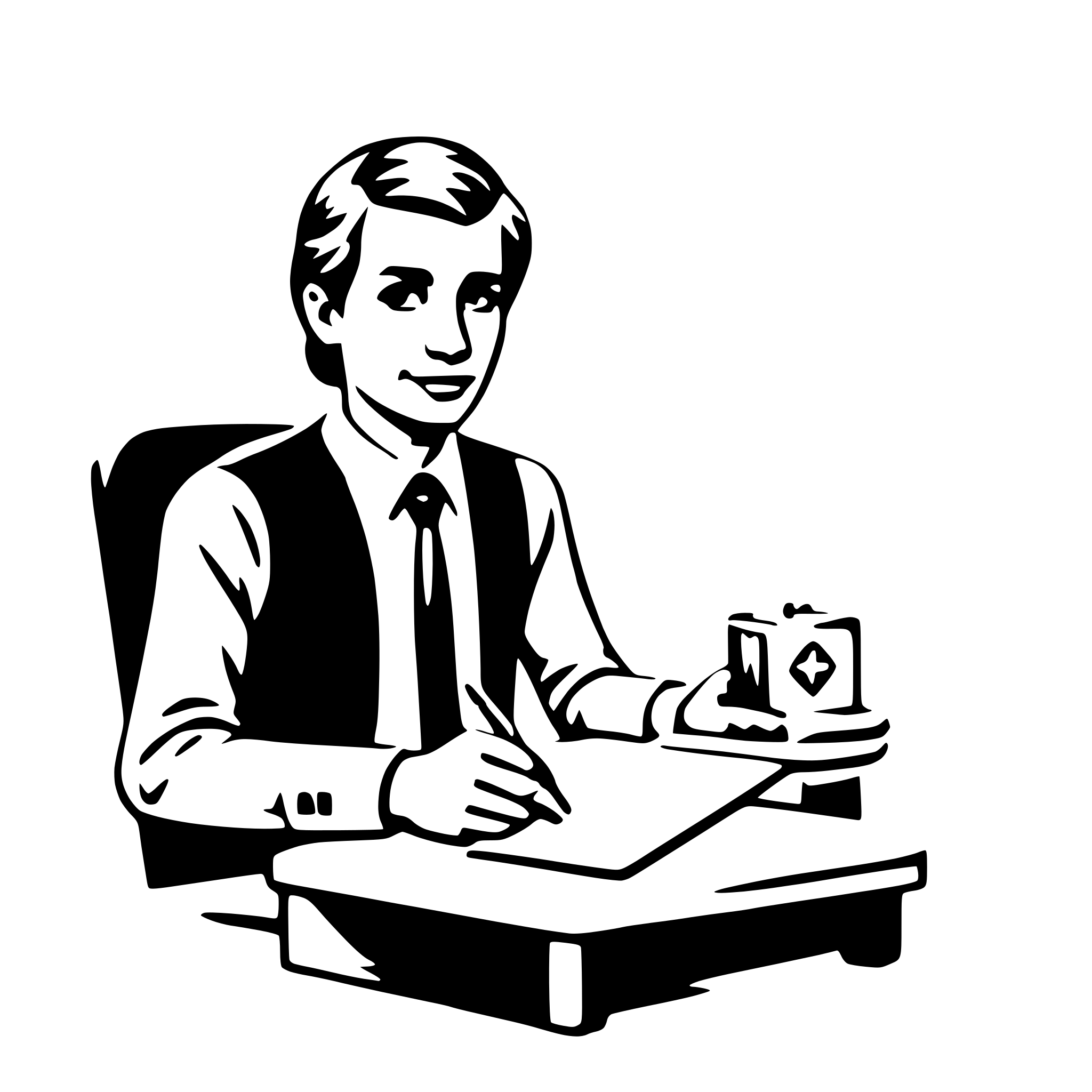 AI-generated SVG of 'accountant'