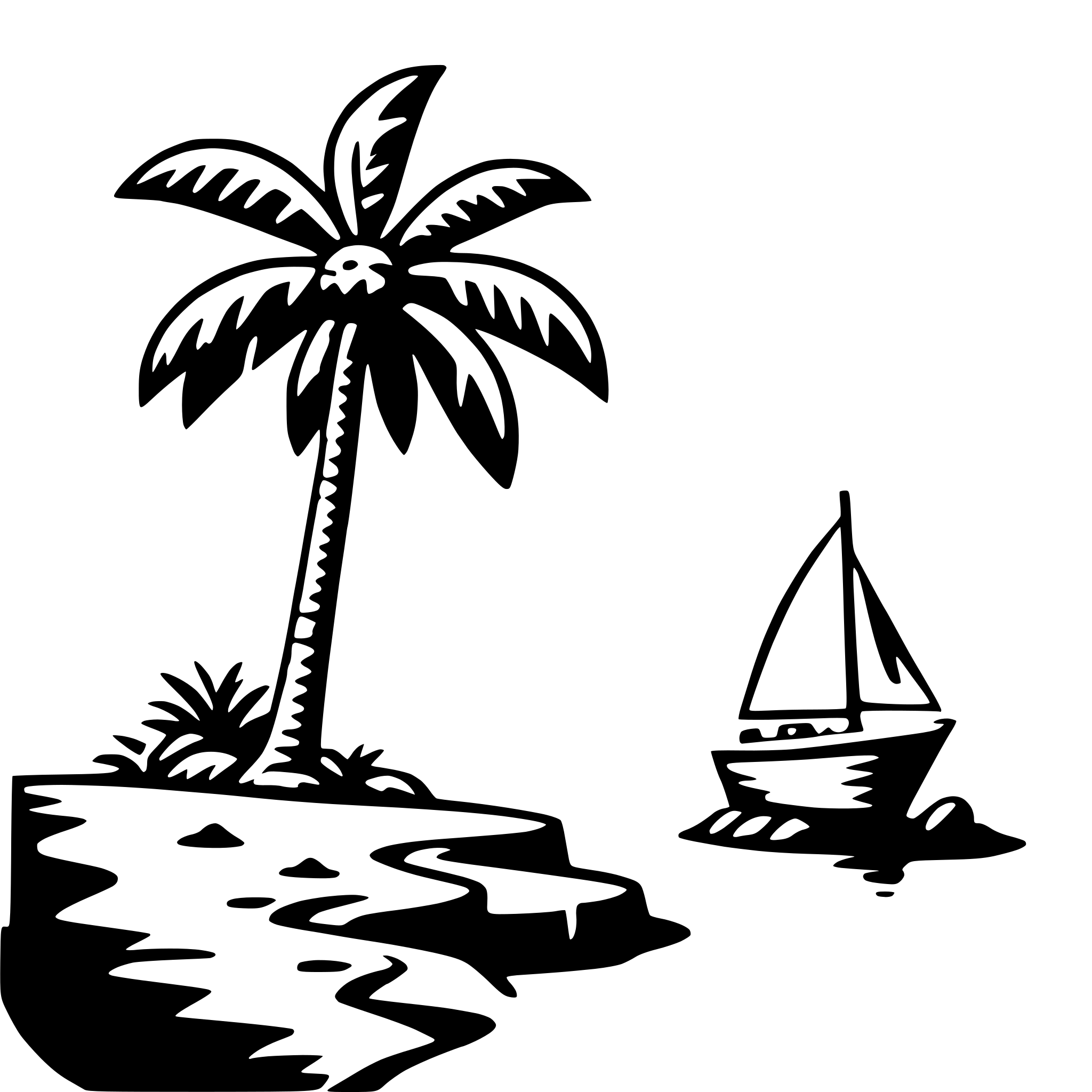 AI-generated SVG of 'island hopping adventure'