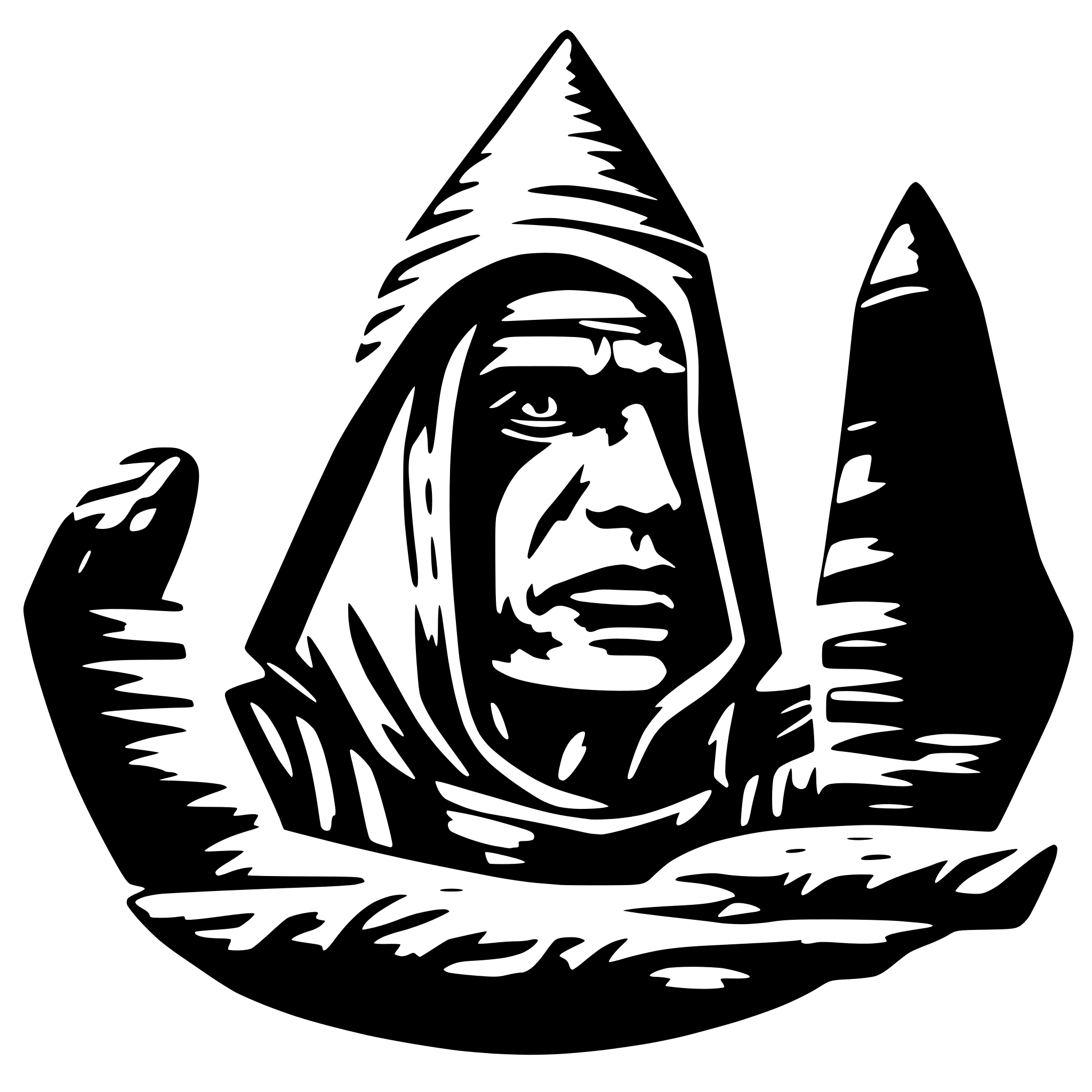AI-generated SVG of a Velho egípcio samorai