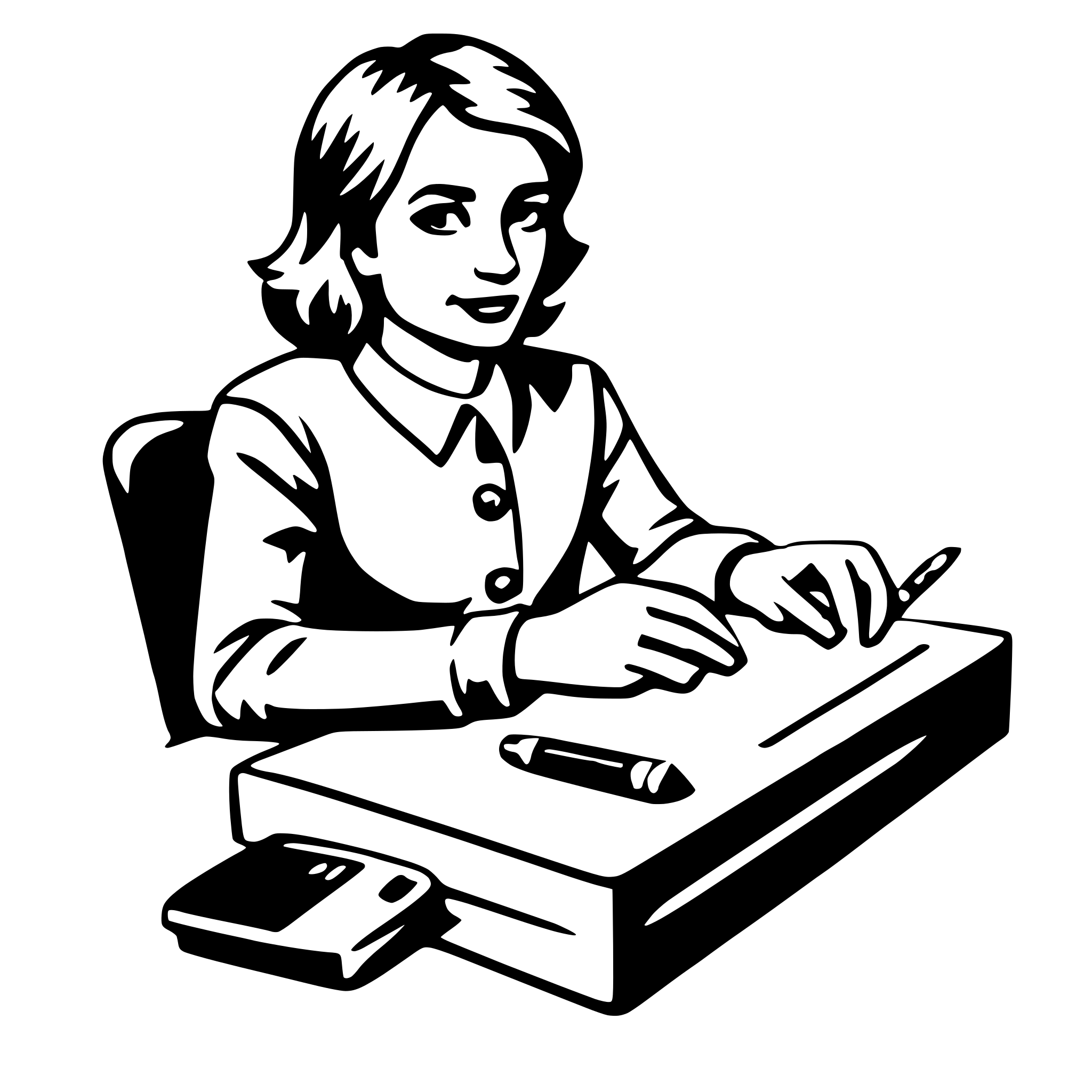 AI-generated SVG of 'editor'