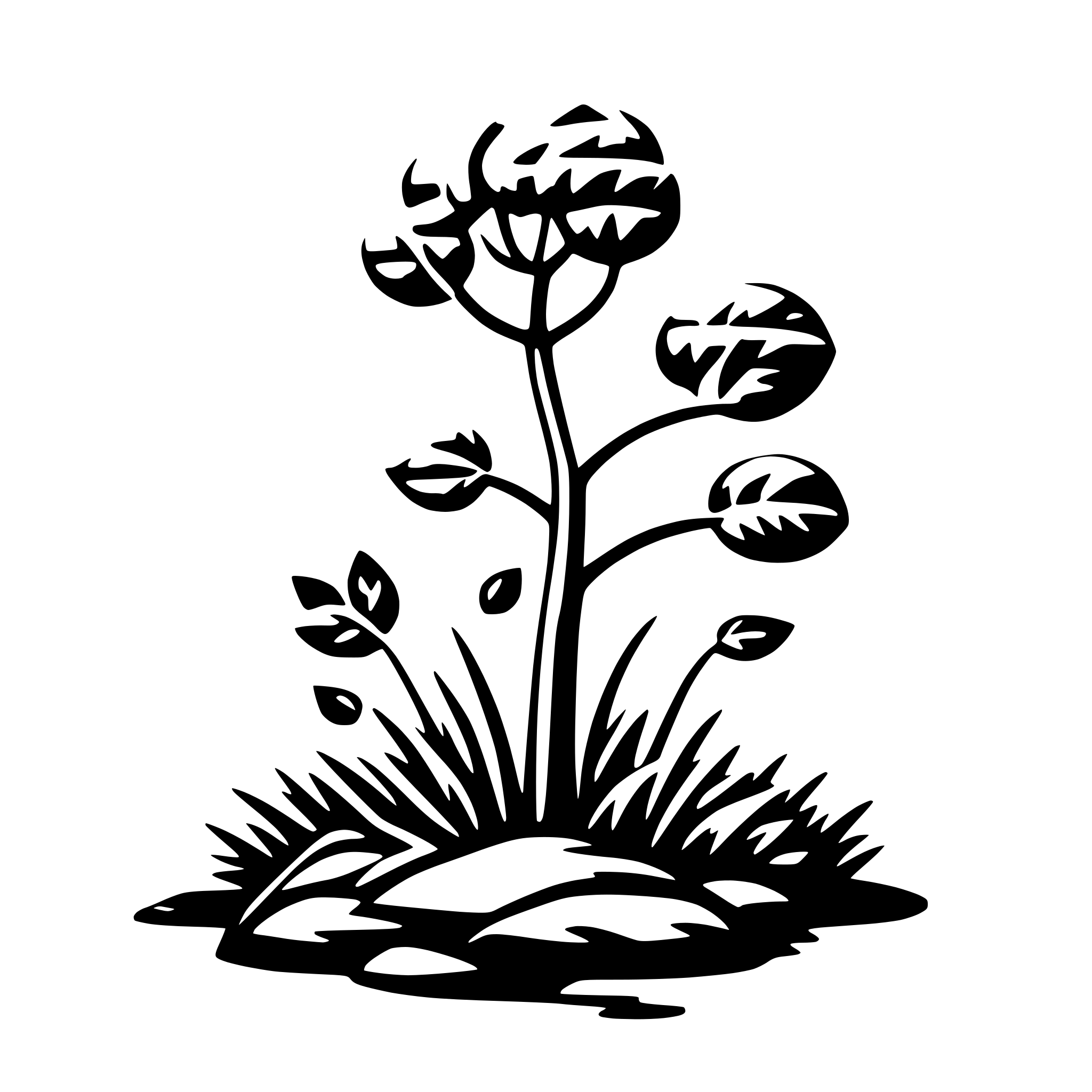 AI-generated SVG of a nature's embrace