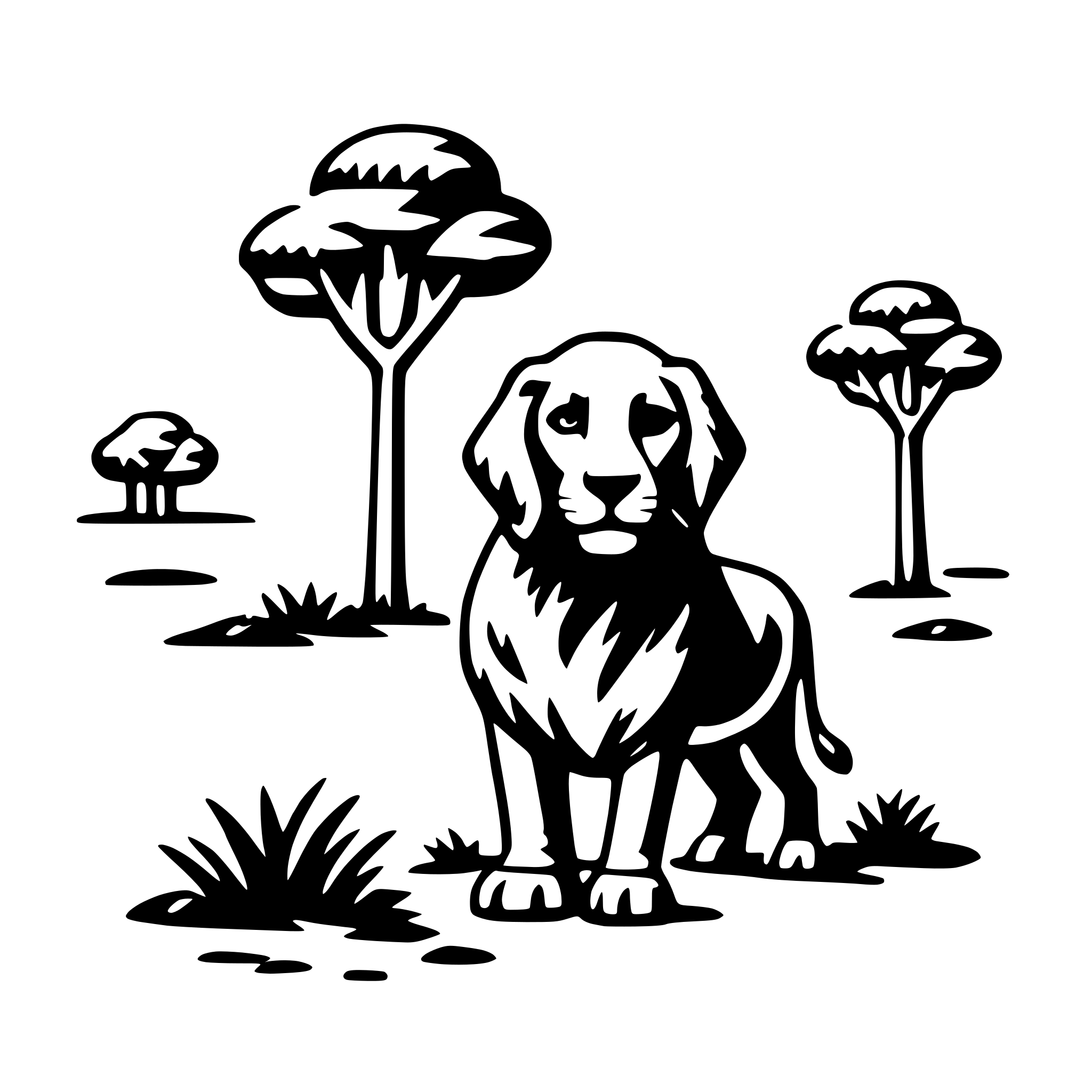 AI-generated SVG of 'wildlife safari'