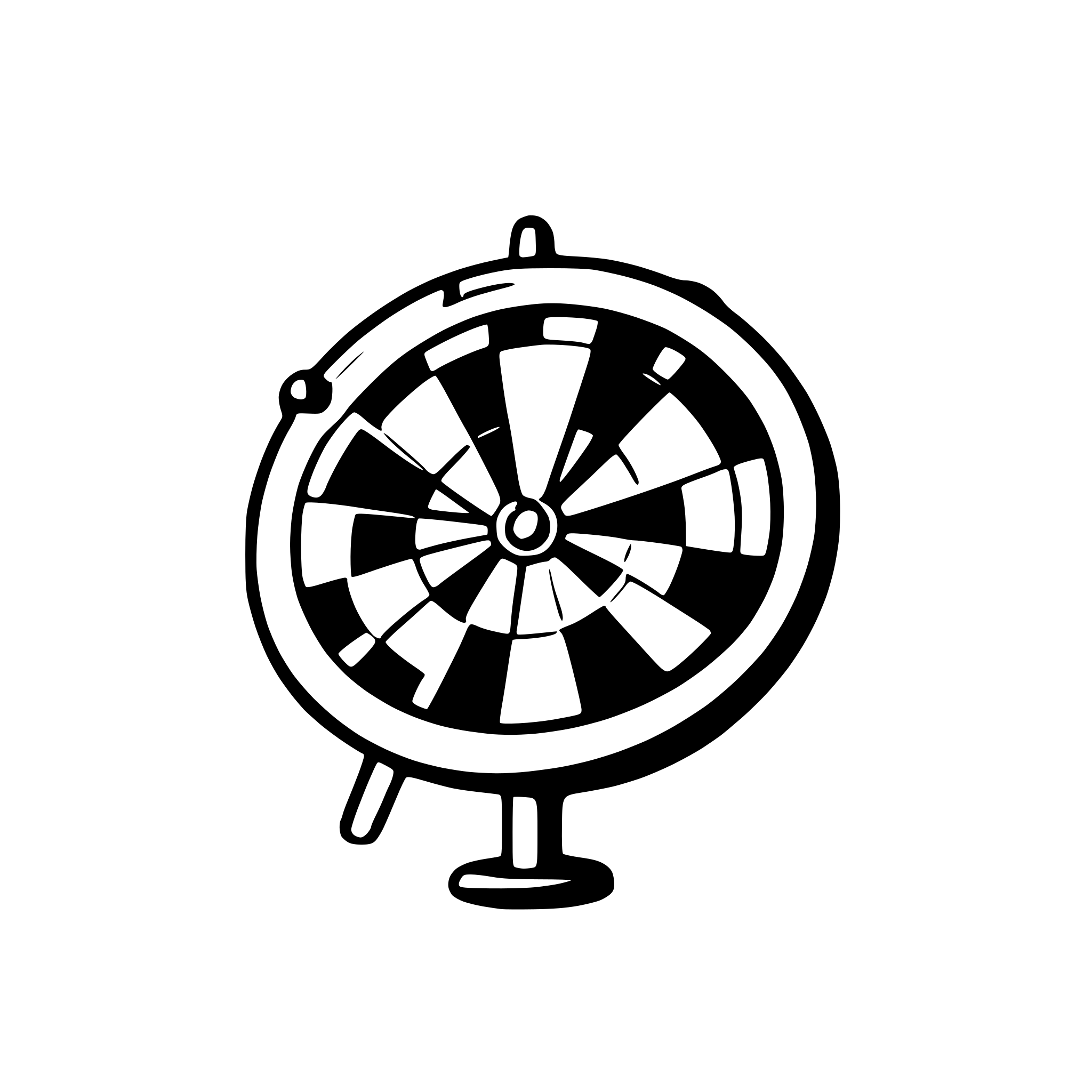 AI-generated SVG of a a cartoon style dartboard in 4 colurs