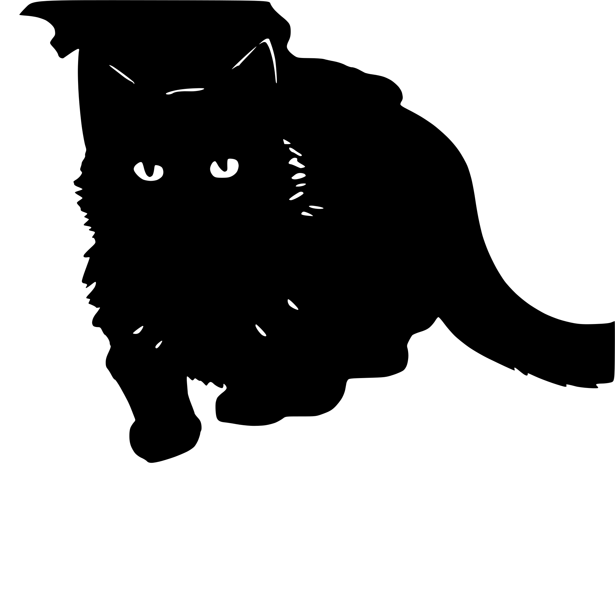 AI-generated SVG of a a cat, on a roof, walking