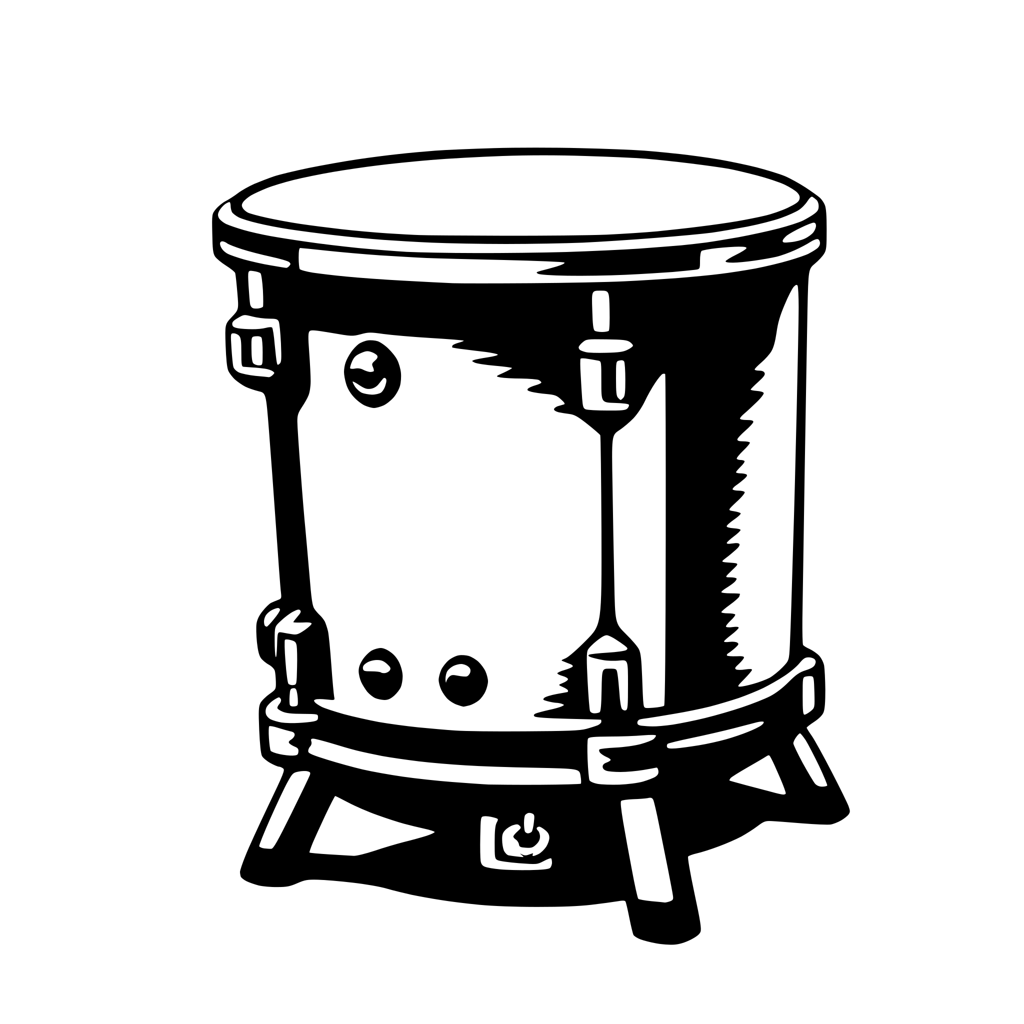 AI-generated SVG of 'drum'