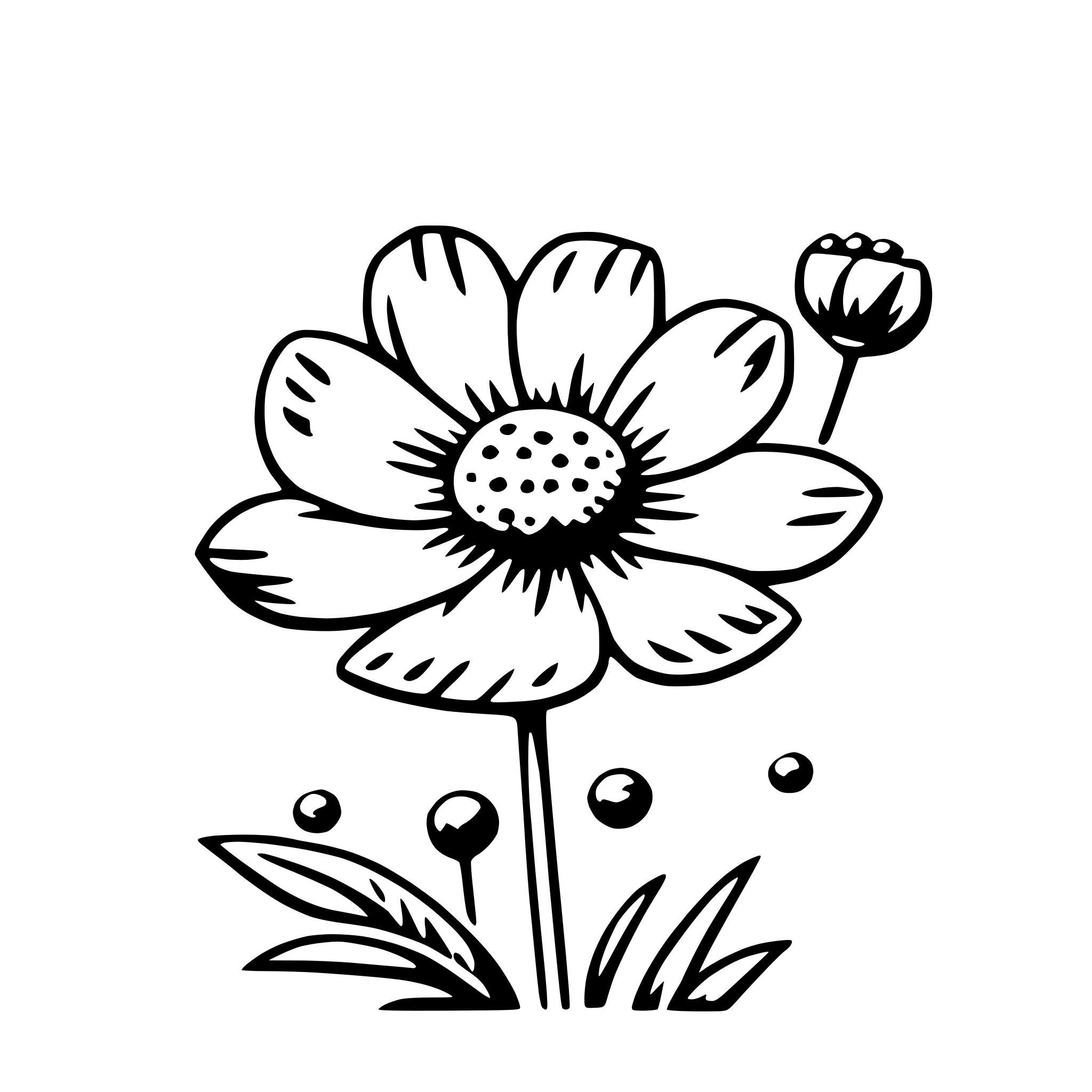AI-generated SVG of a cosmos