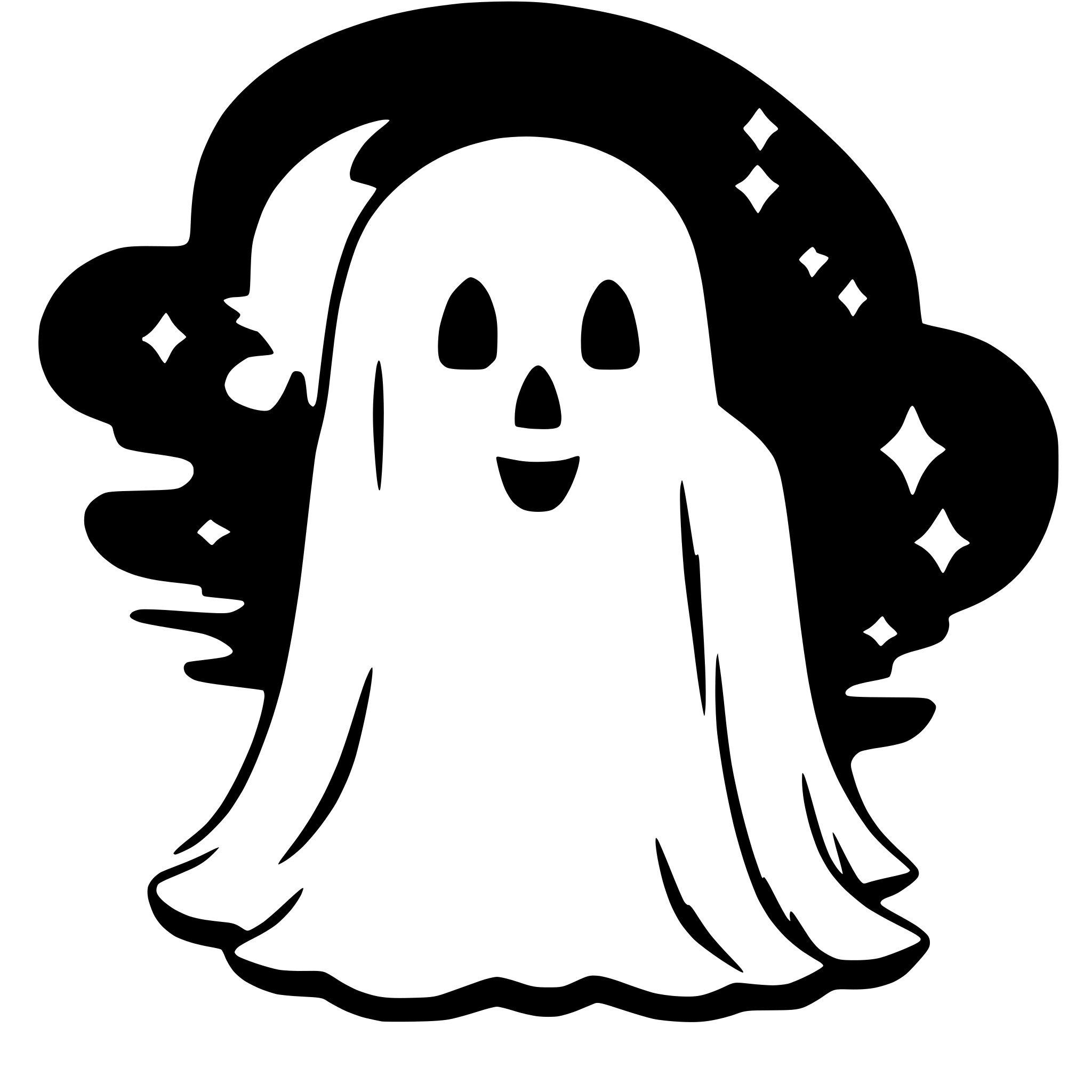 AI-generated SVG of 'lovley ghost'