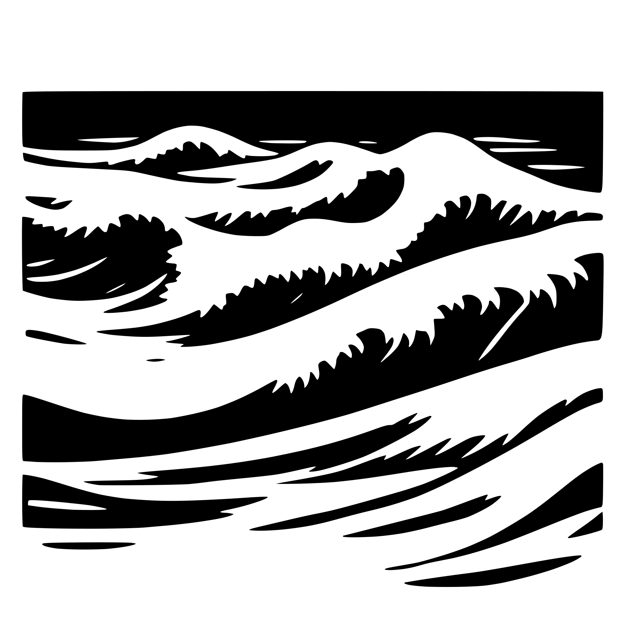 AI-generated SVG of a wave