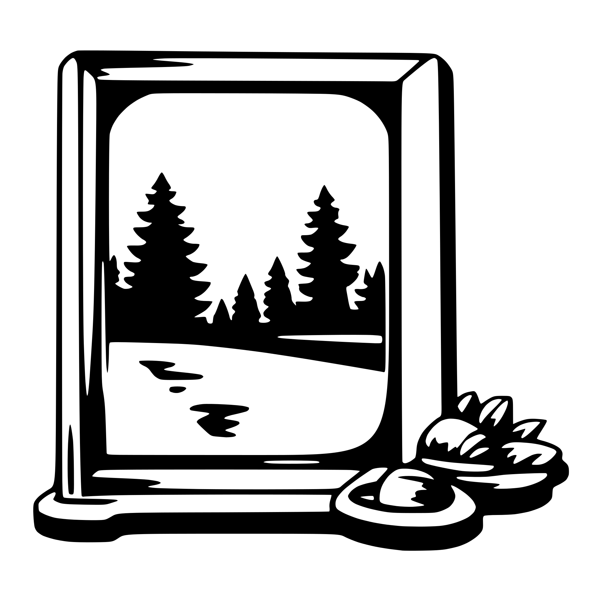 AI-generated SVG of 'mirror'