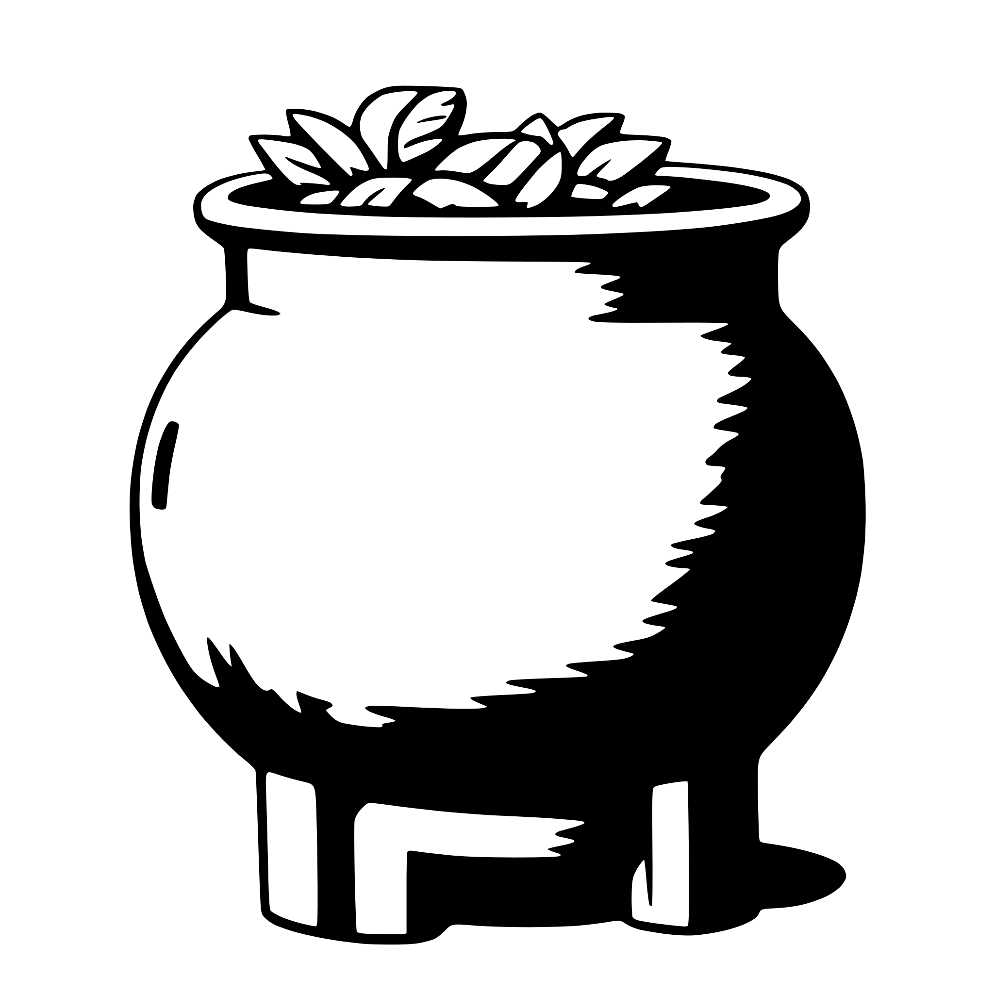 AI-generated SVG of a pot