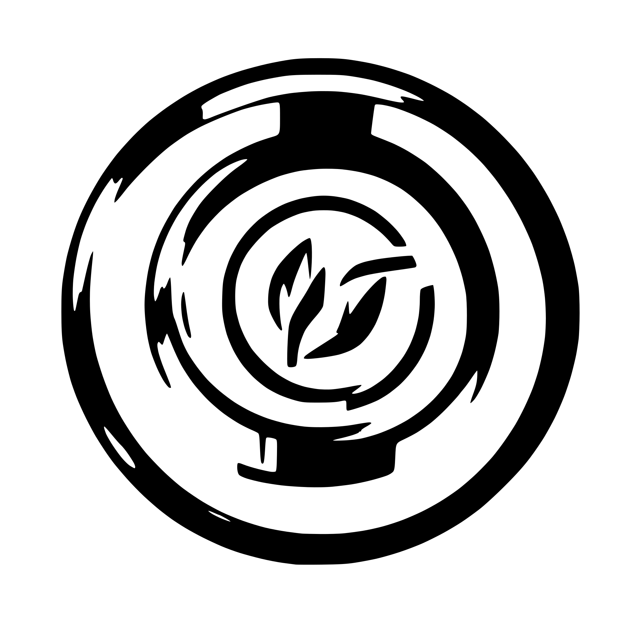 AI-generated SVG of a Round YouTube Logo