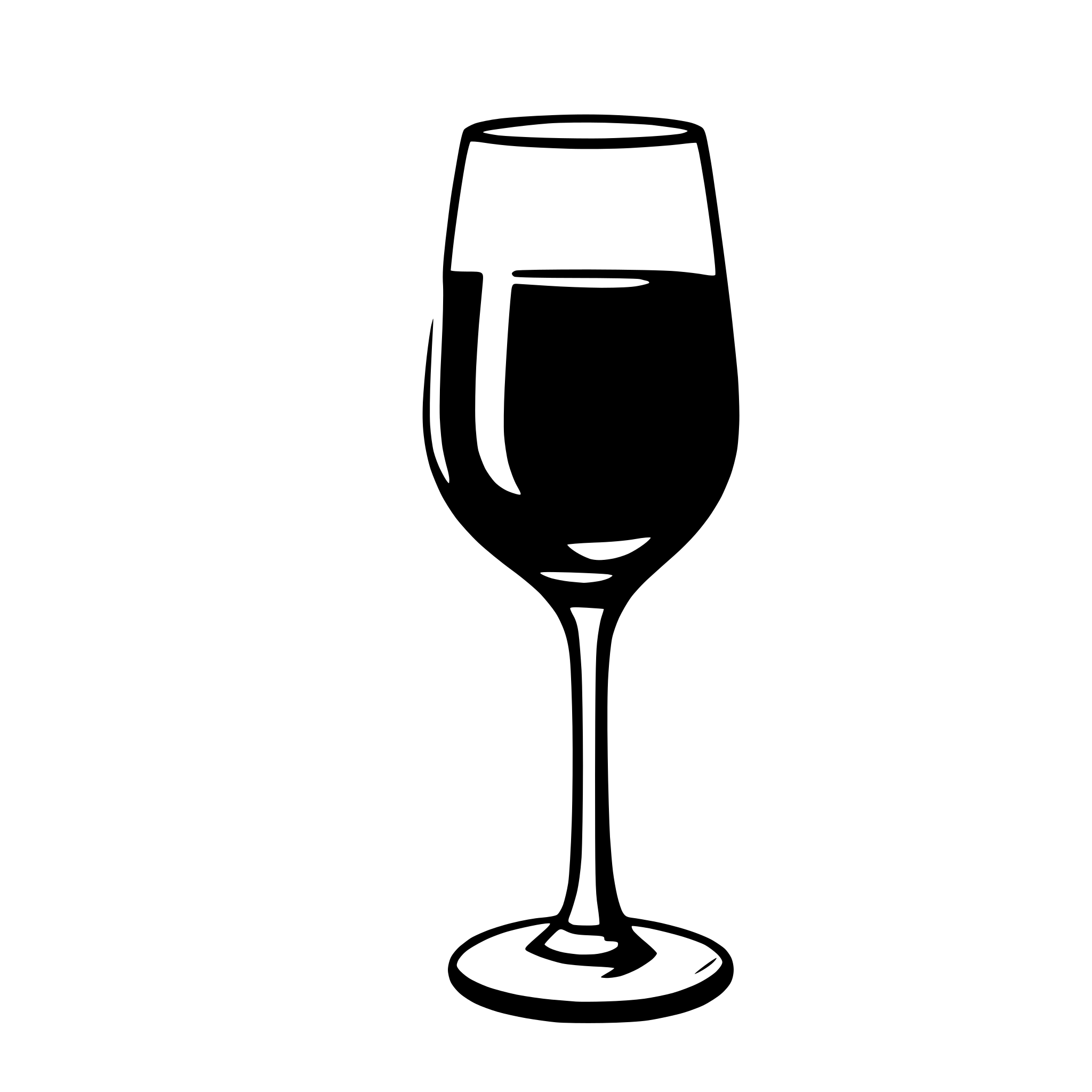 AI-generated SVG of 'wine glass'