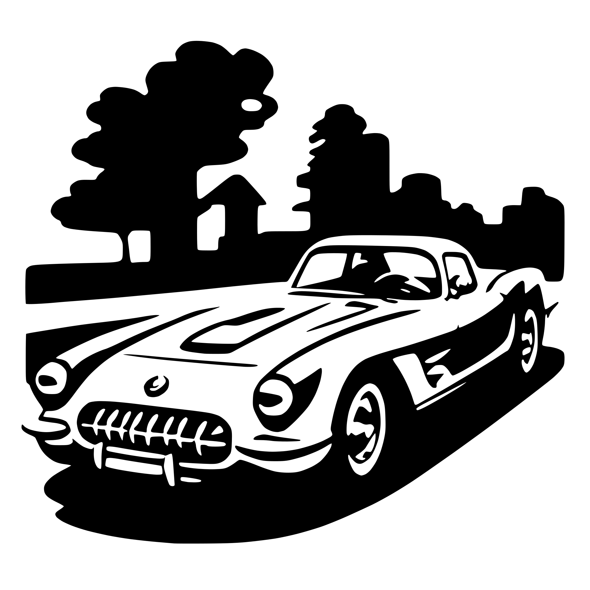 AI-generated SVG of a 1957 Corvette