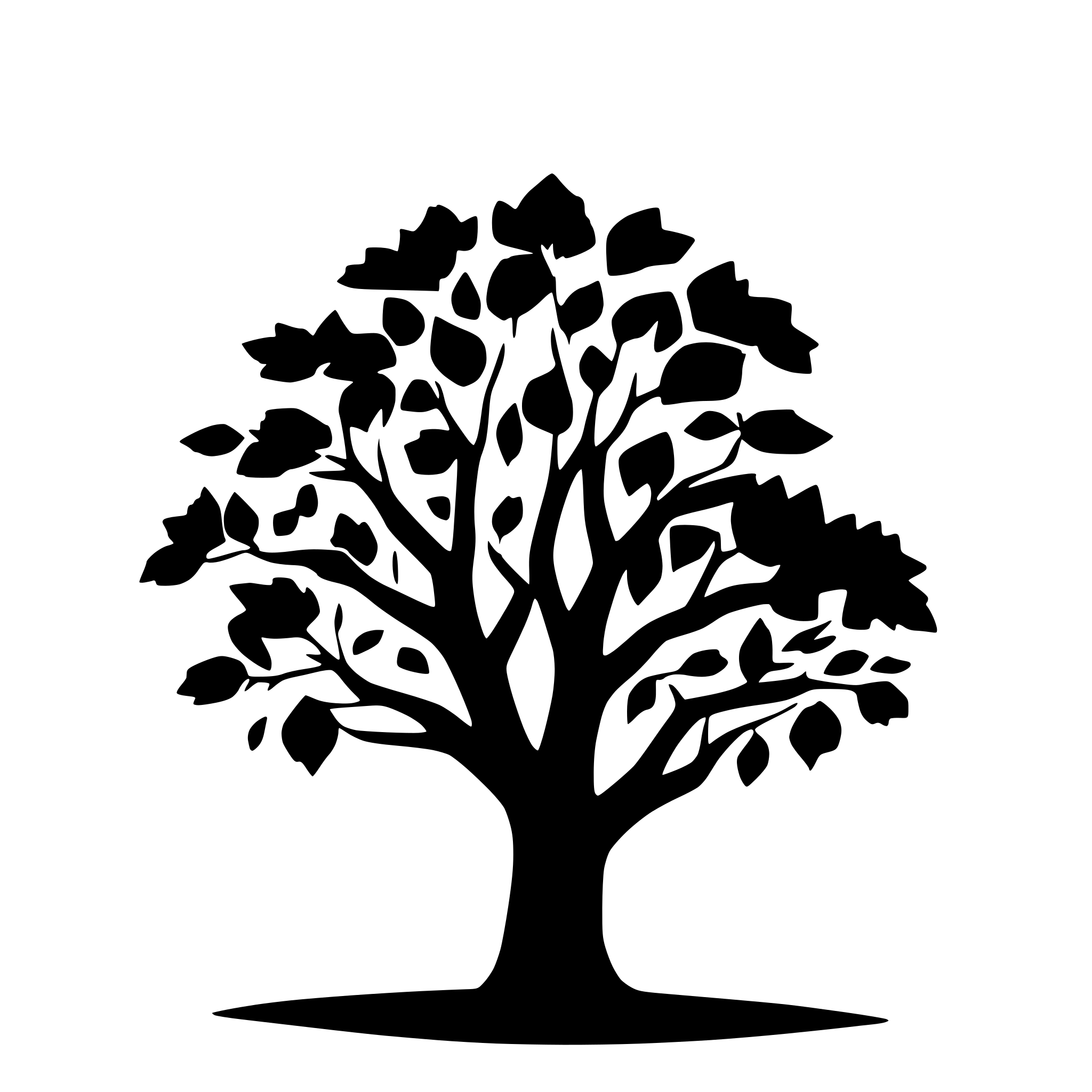 AI-generated SVG of a a big tree with loads of branches and leaves AI-generated SVG of a a big tree with loads of branches and leaves