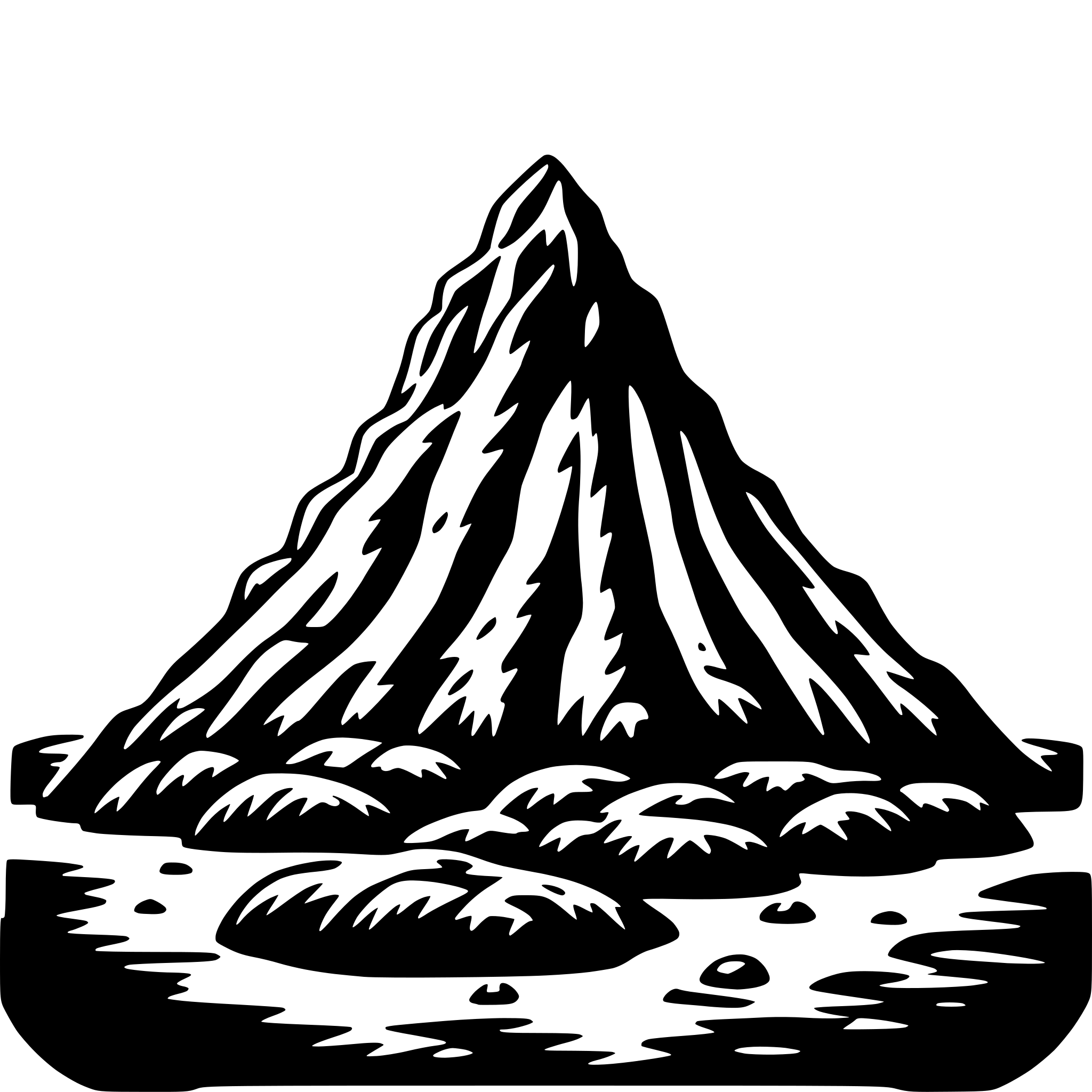 AI-generated SVG of a underwater volcano