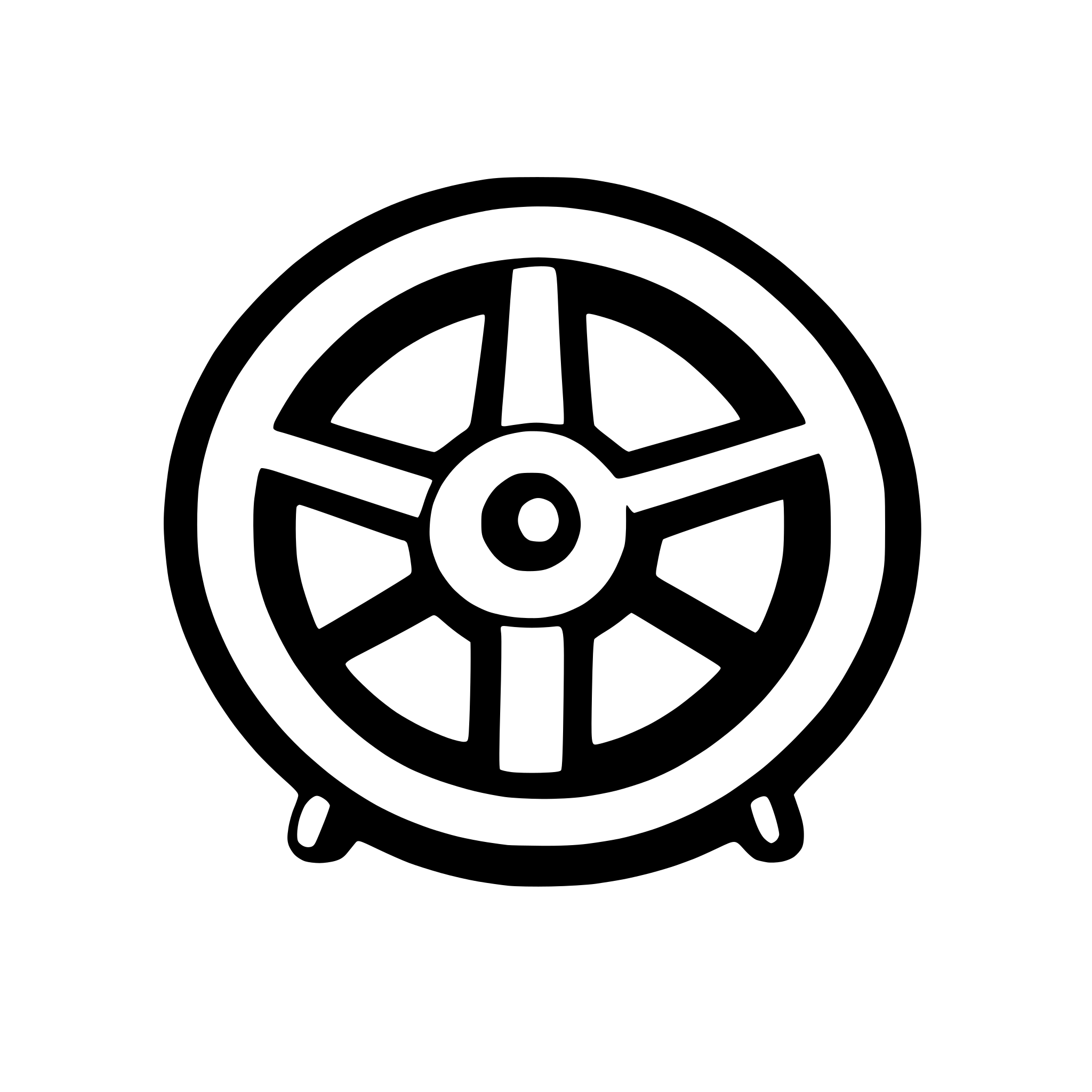 AI-generated SVG of a wheel captain in simple icon lined vector  style