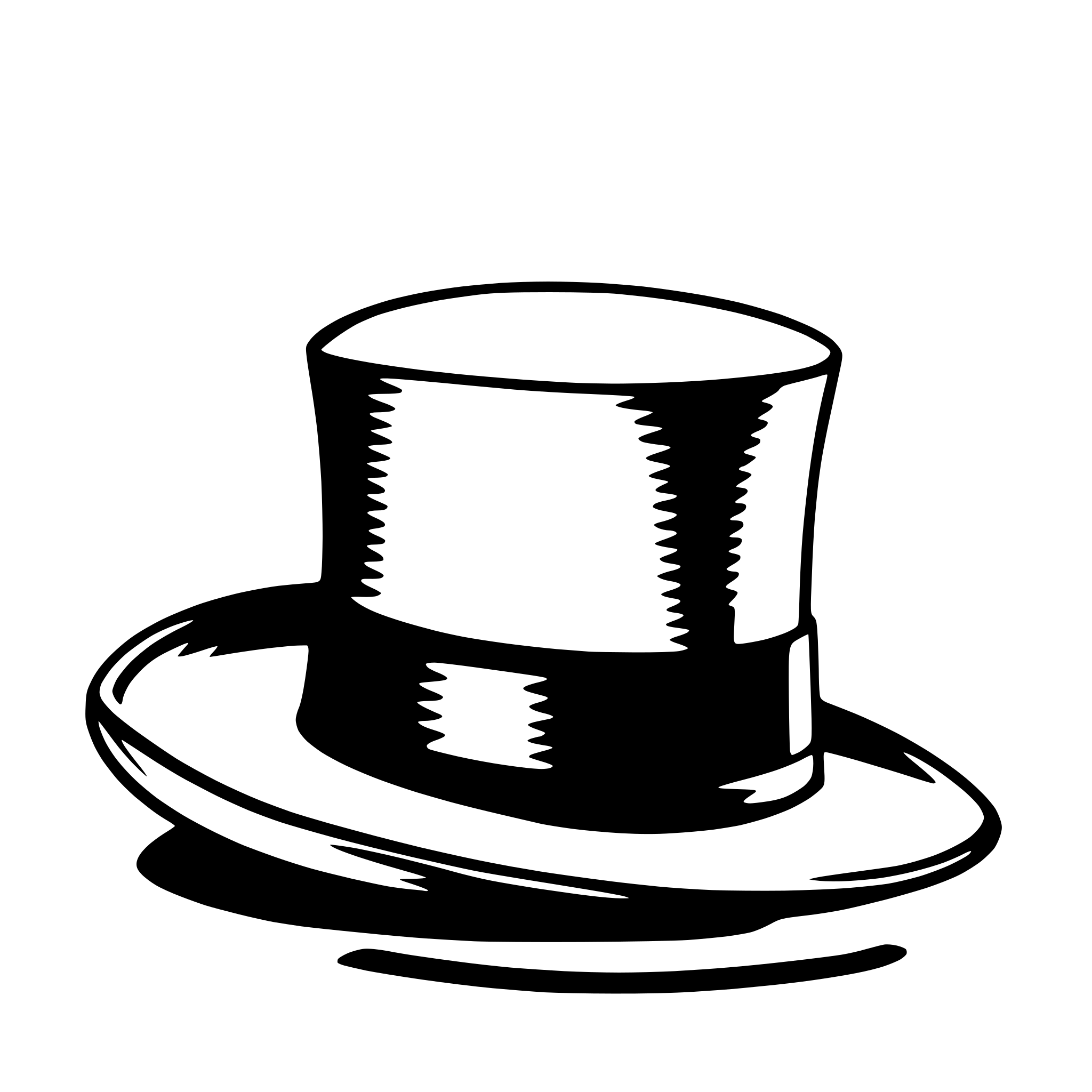 AI-generated SVG of 'hat'