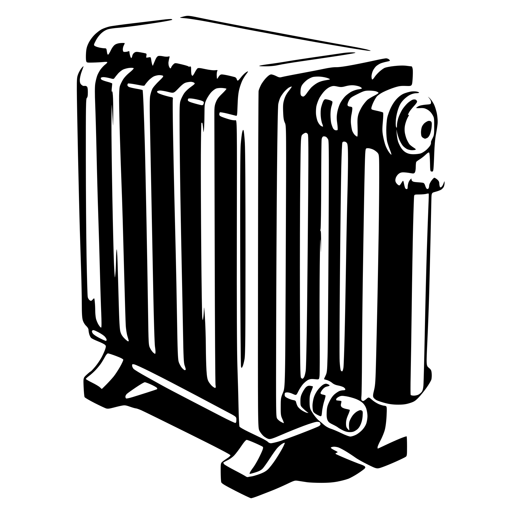 SVG for 'isometric view of a radiator, blueprint style' | AI-Generated ...