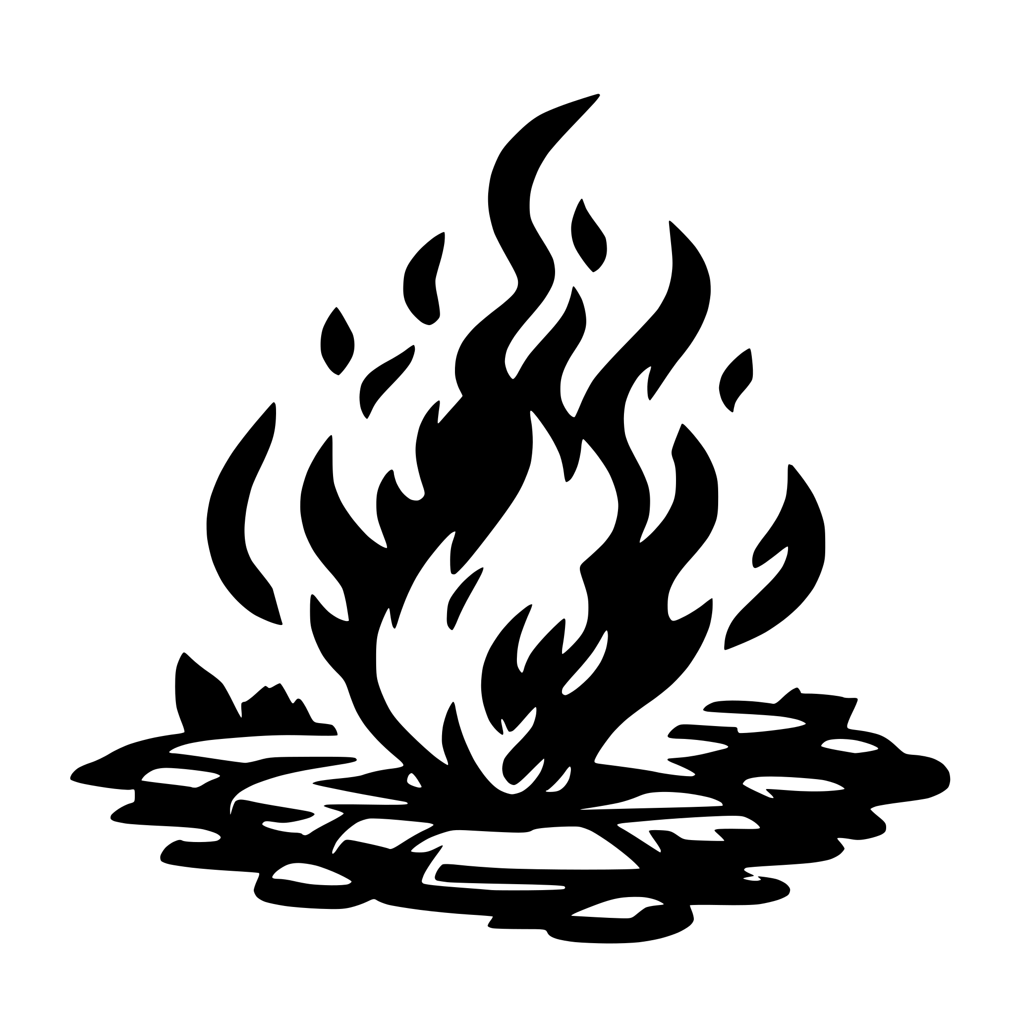 AI-generated SVG of 'litle fire'