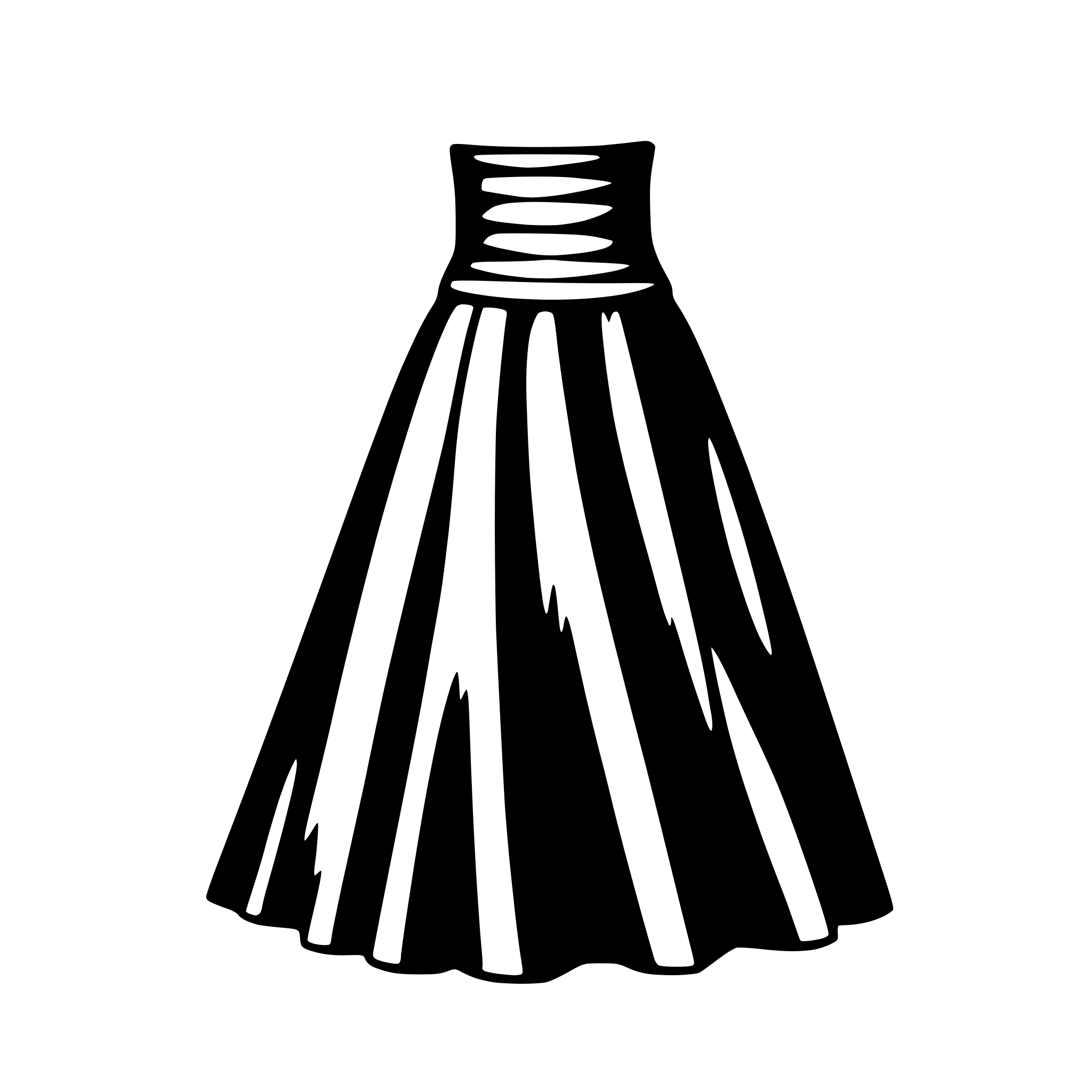 AI-generated SVG of a skirt