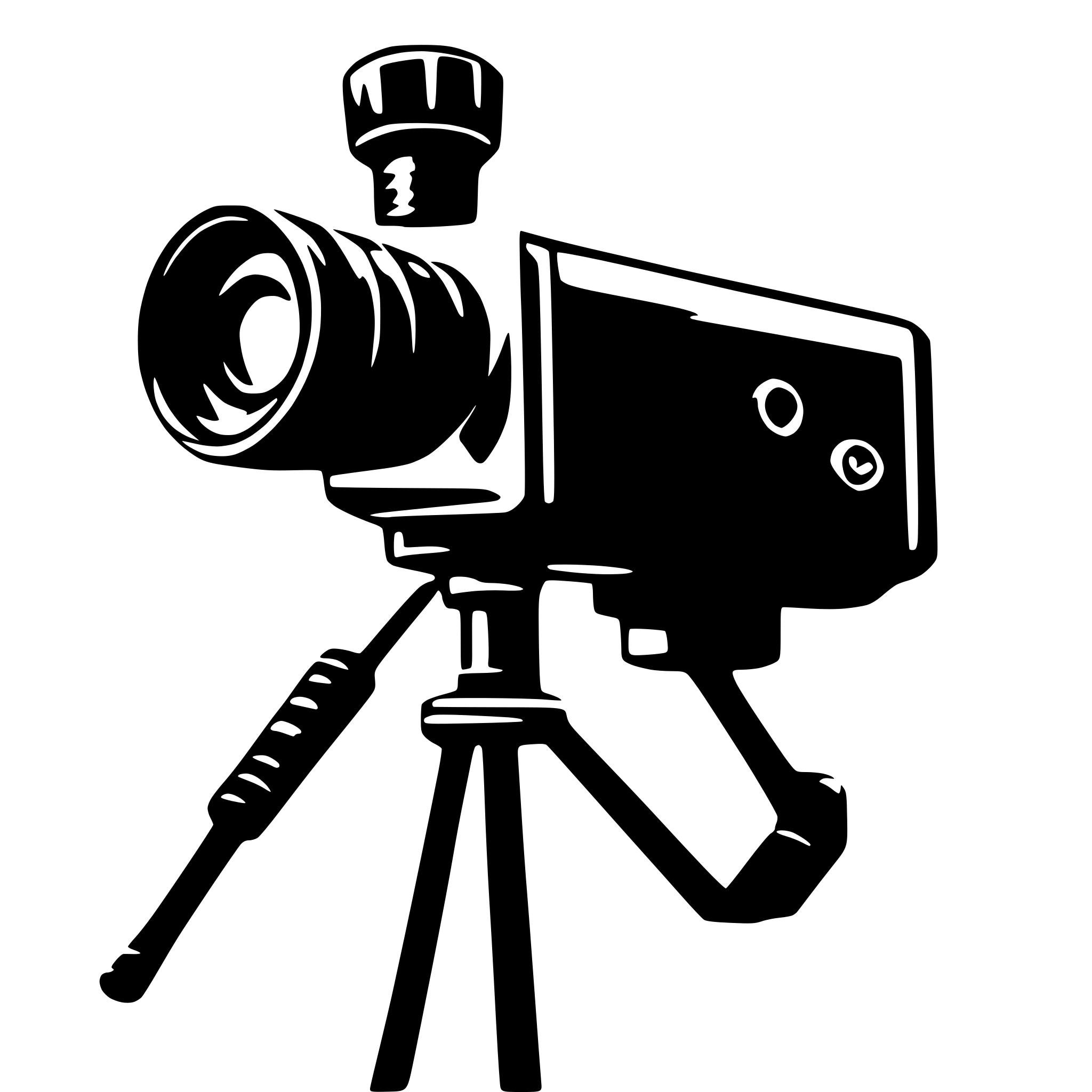 AI-generated SVG of 'live recording camera'