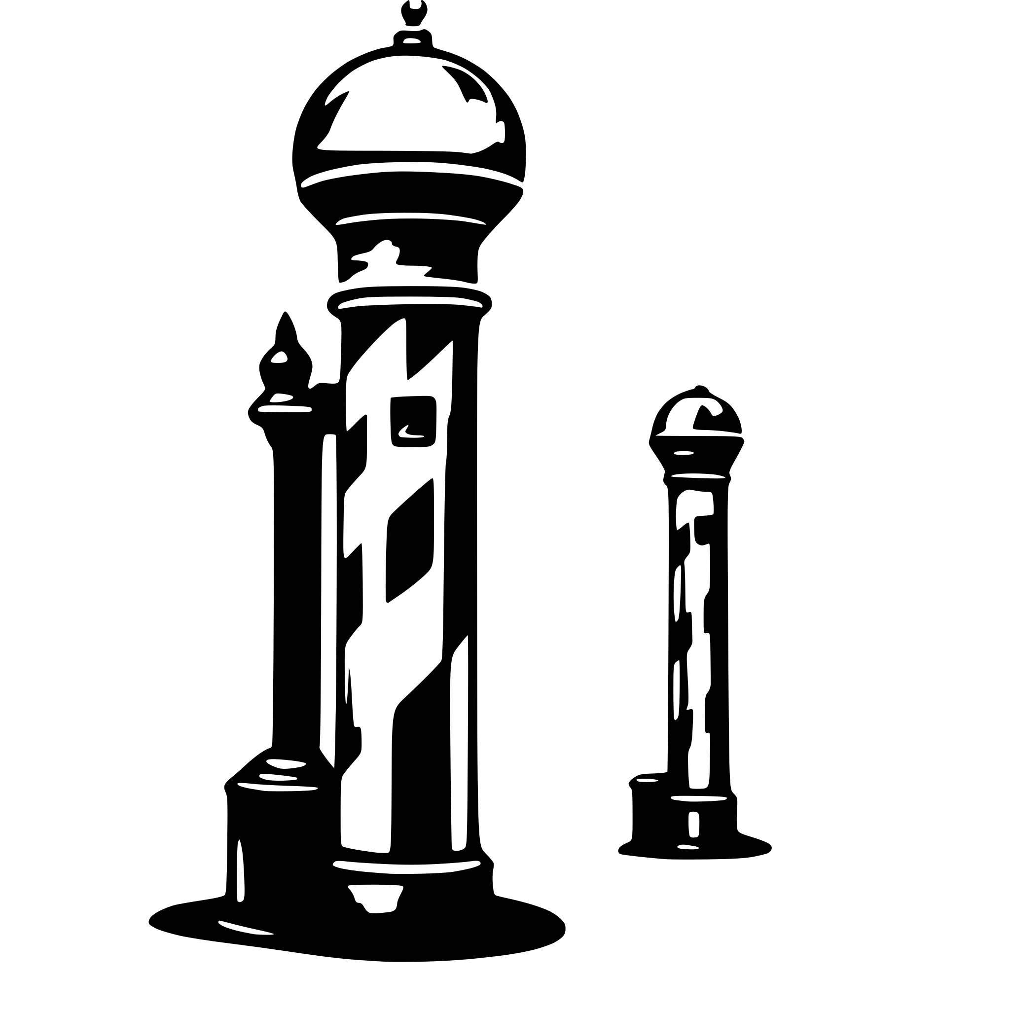 AI-generated SVG of a barber pole