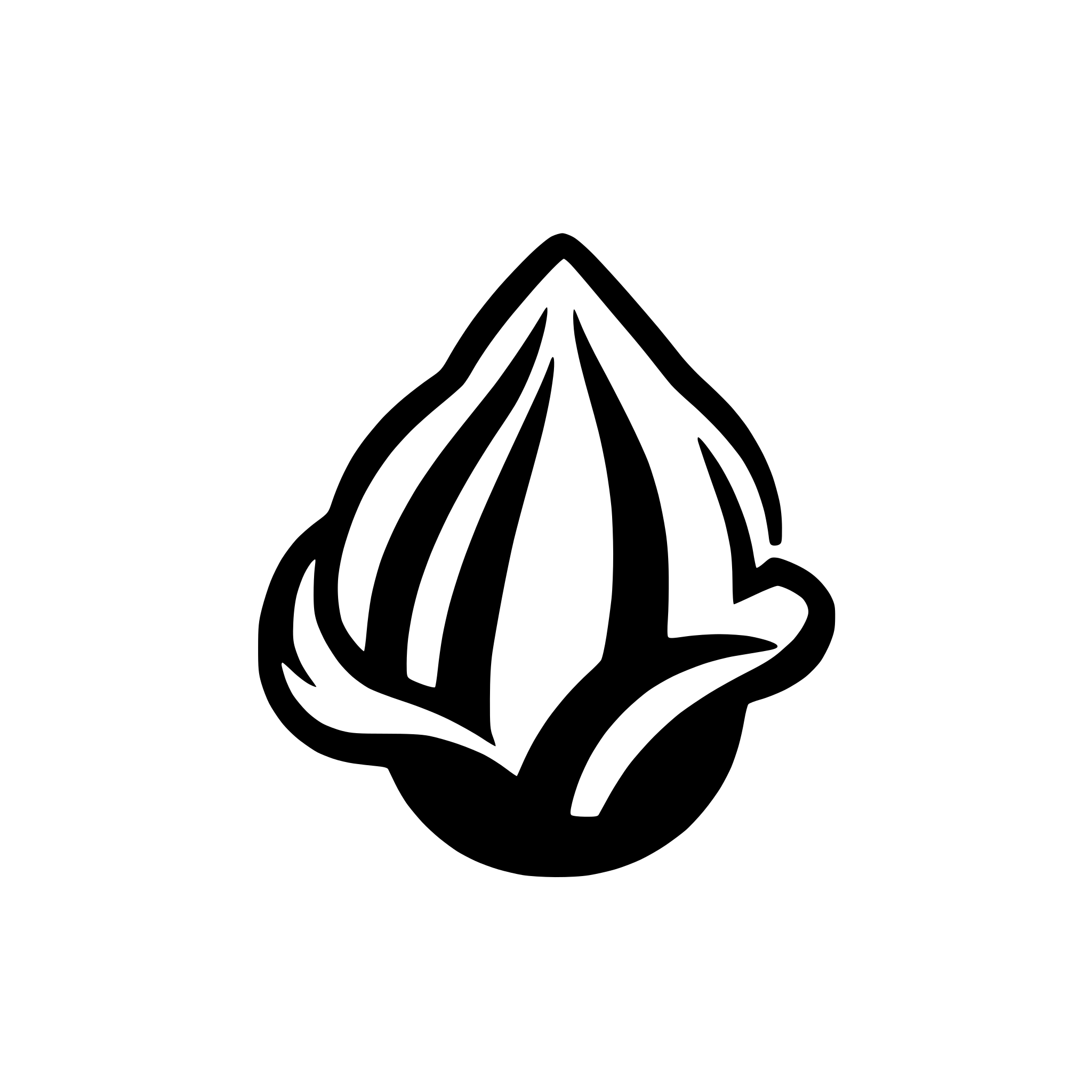 AI-generated SVG of a company logo style. A raindrop with 3 hexagons inside