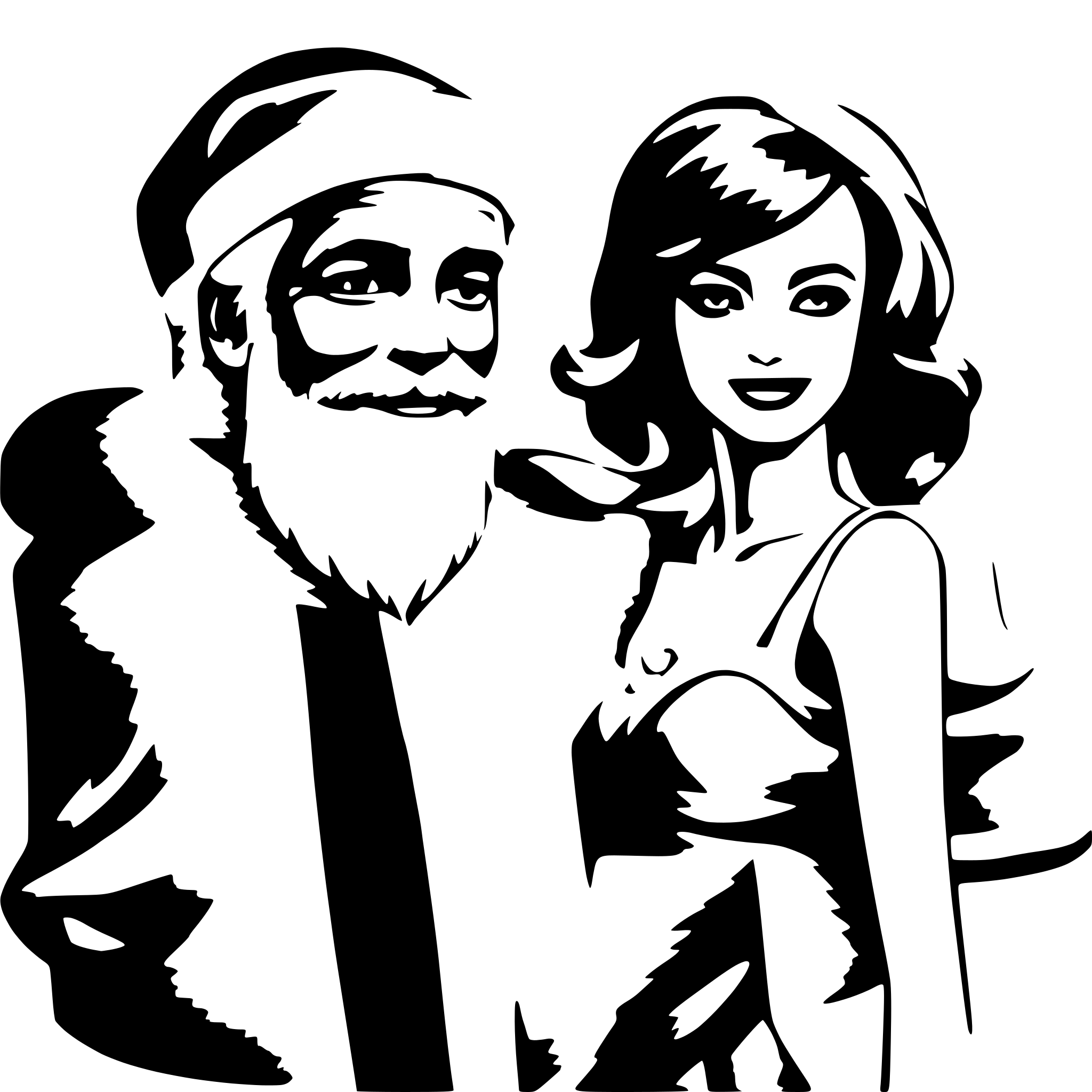 AI-generated SVG of a Generate a sexy version of Santa and his wife.
Whereby the woman is more in the foreground