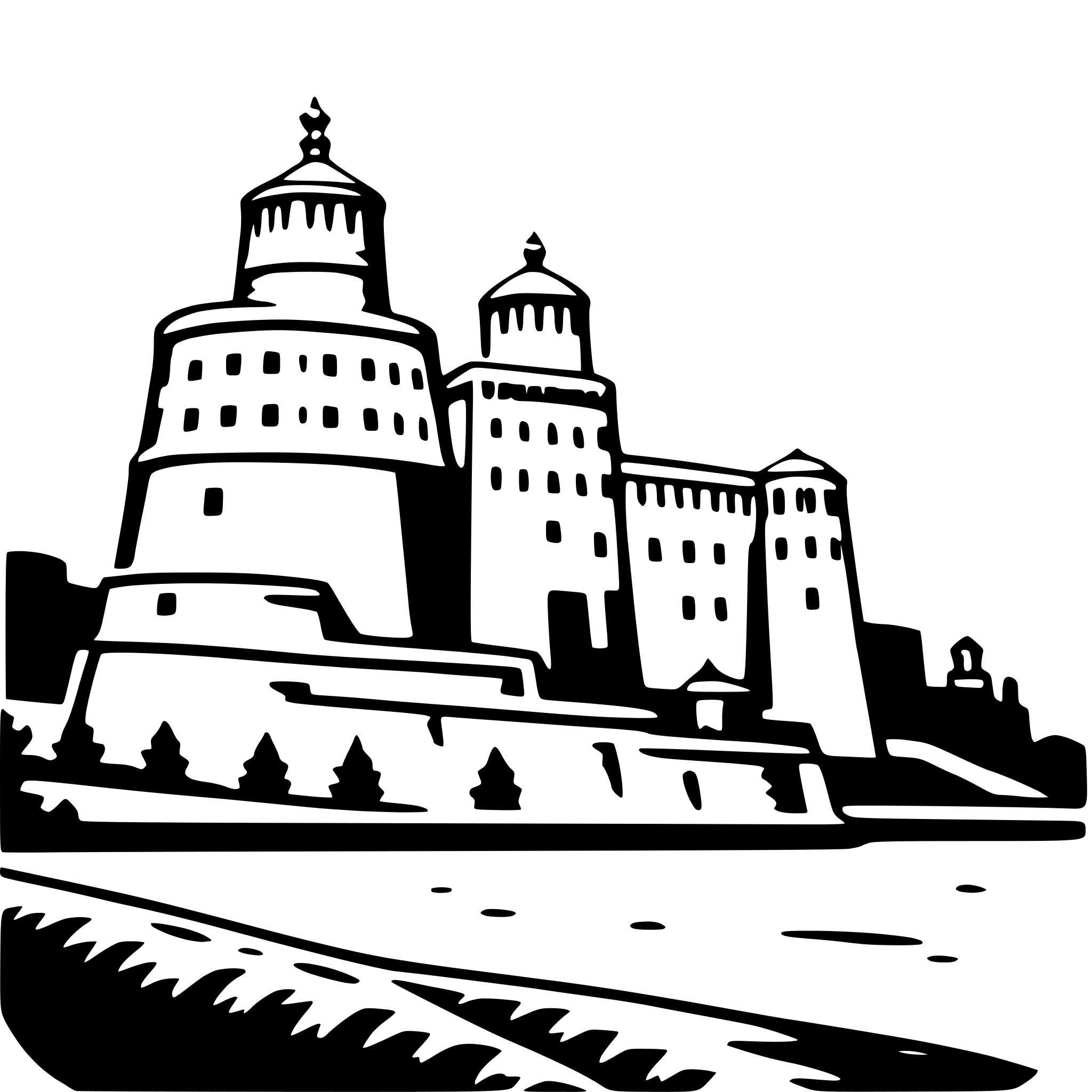 AI-generated SVG of 'potala palace'