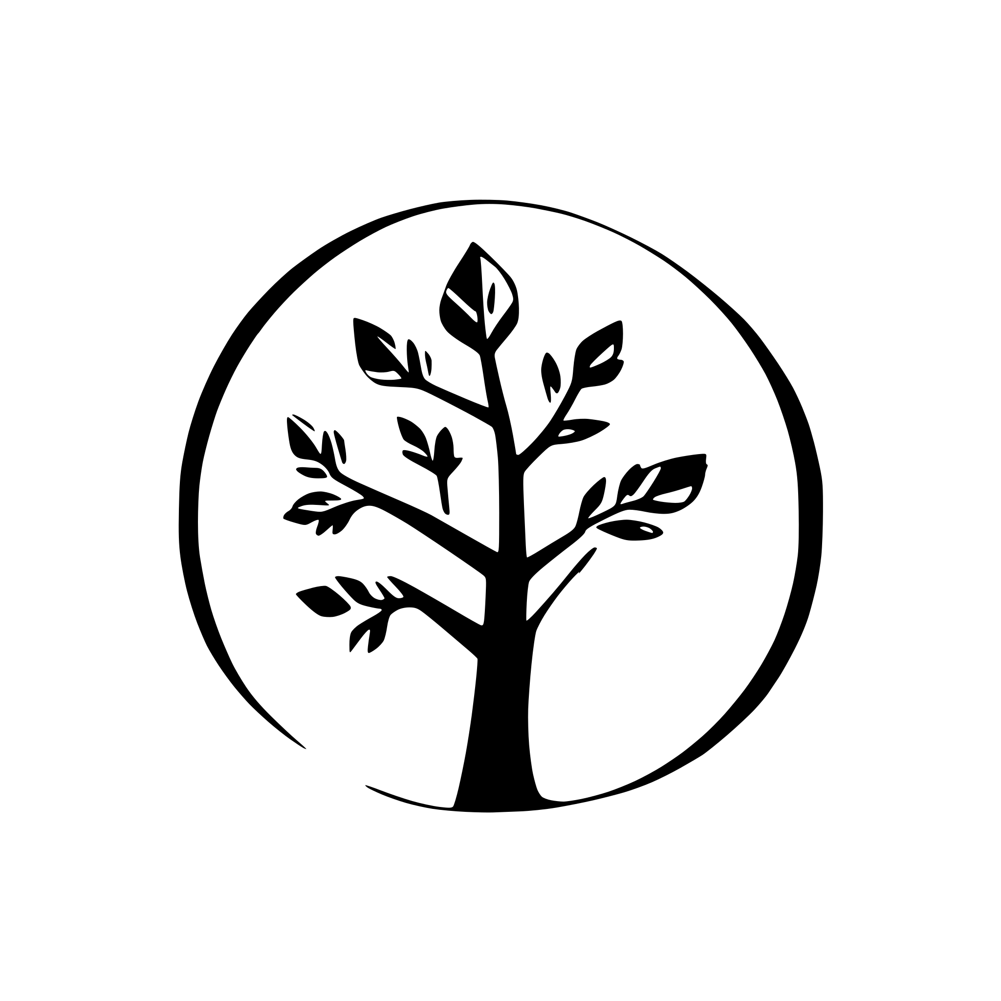 AI-generated SVG of a tree