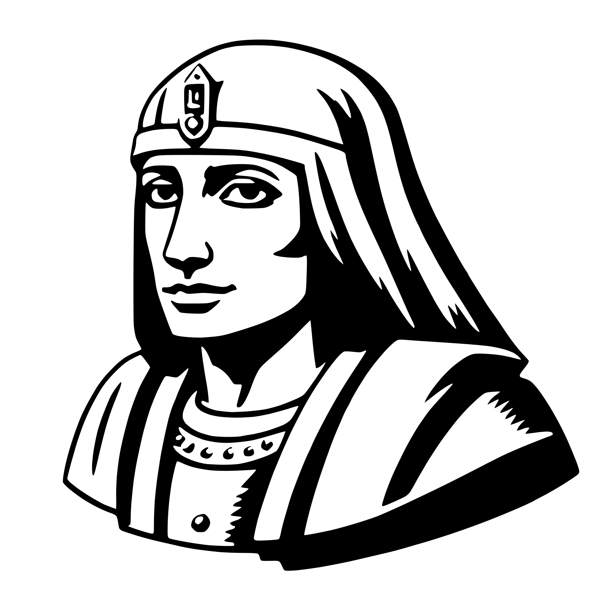 AI-generated SVG of 'ra'