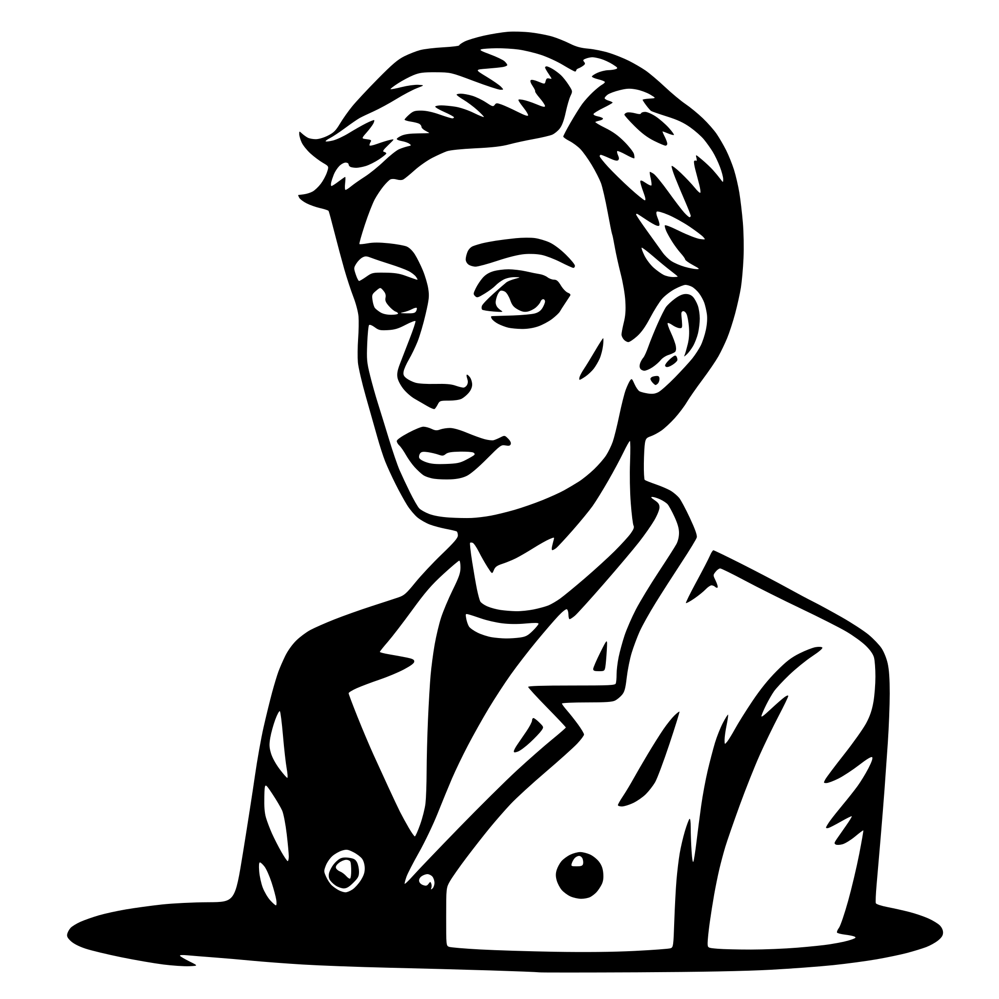 AI-generated SVG of a Mental Health Blog