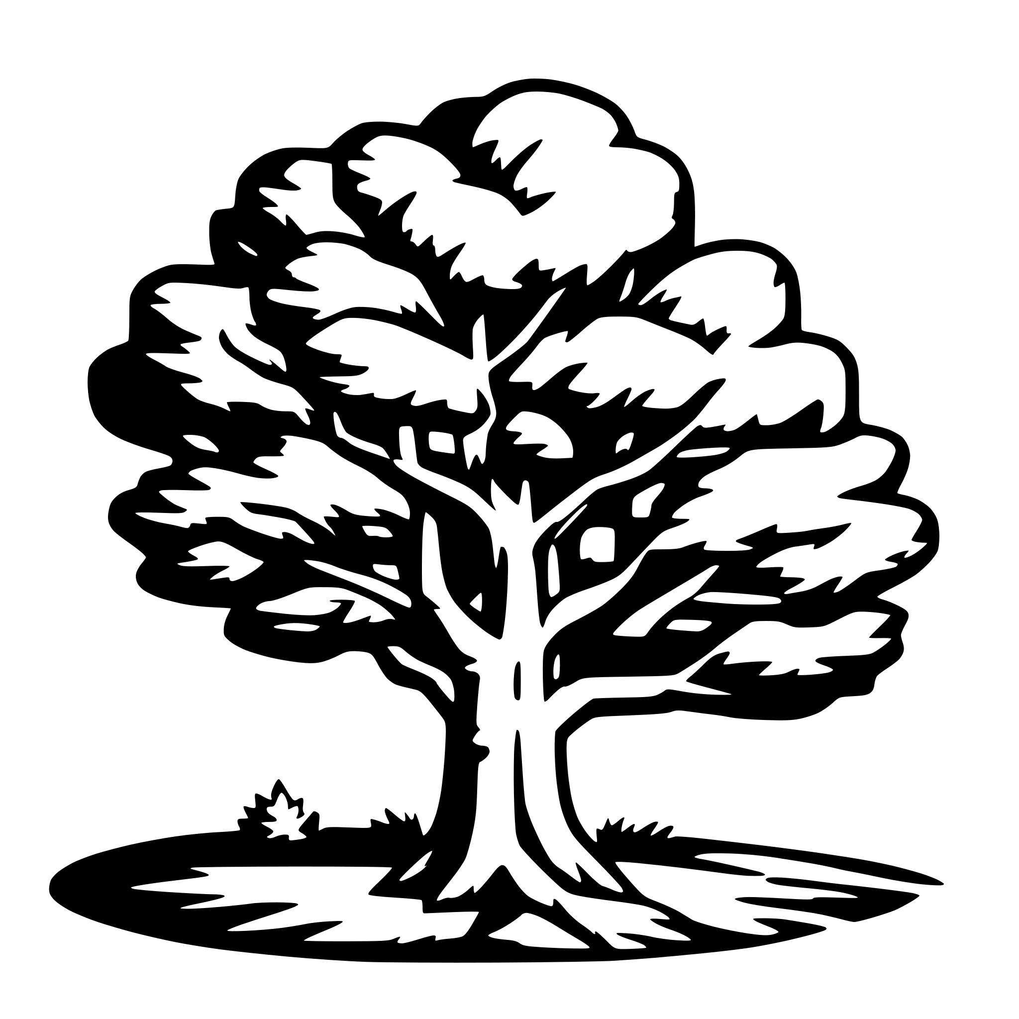 AI-generated SVG of 'cartton tree'