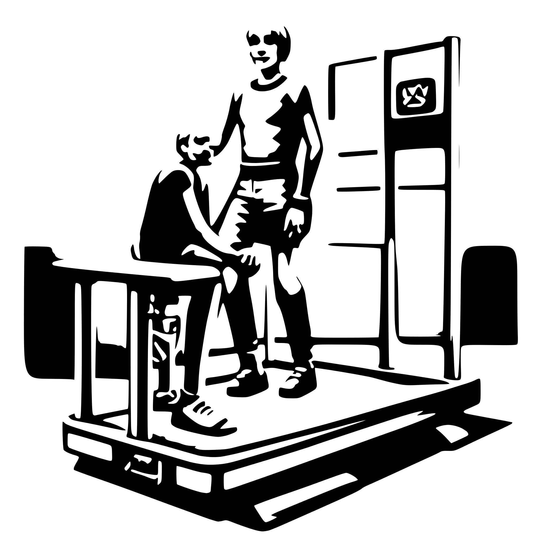 AI-generated SVG of a Lifting platform for people with reduced mobility and disabilities