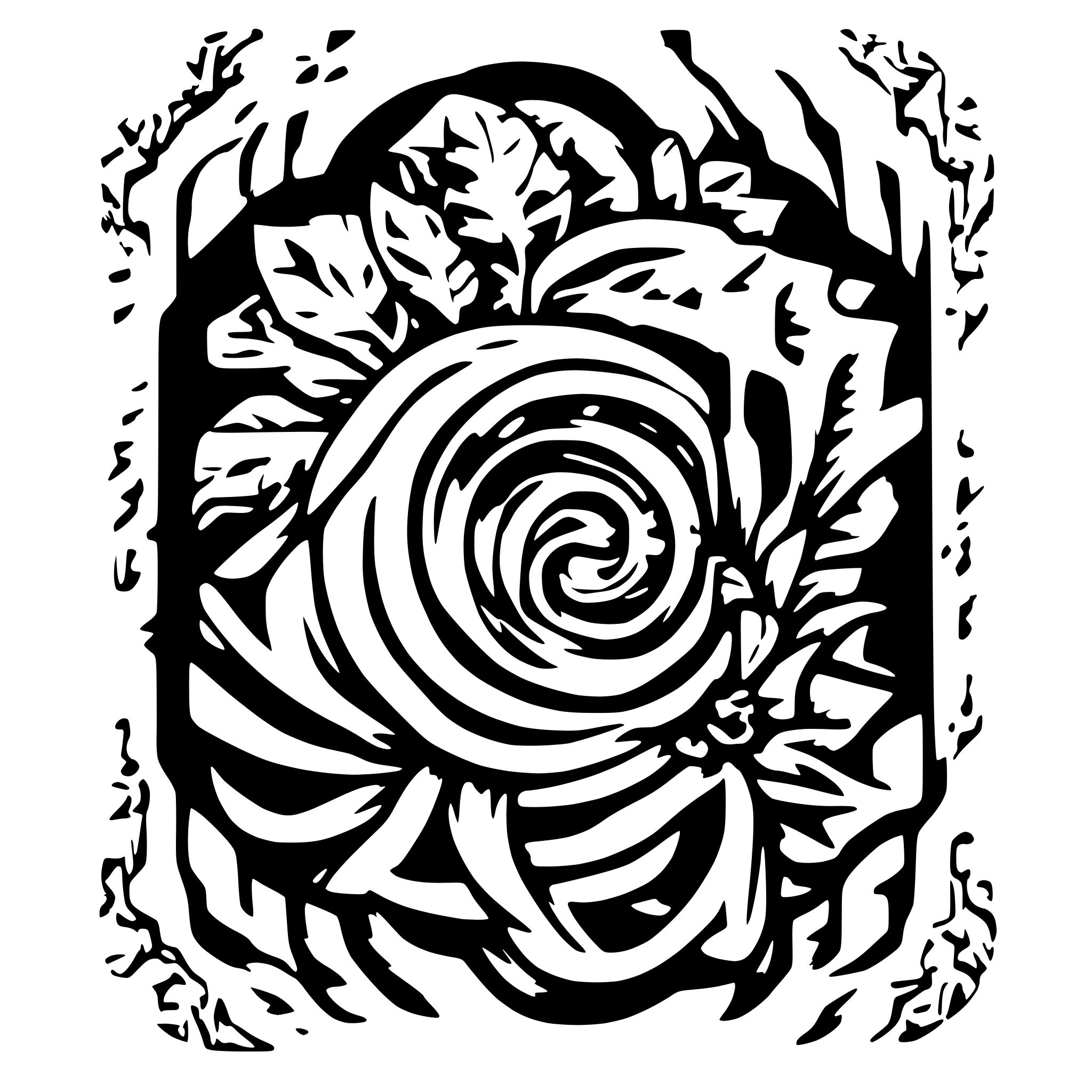 AI-generated SVG of a design book