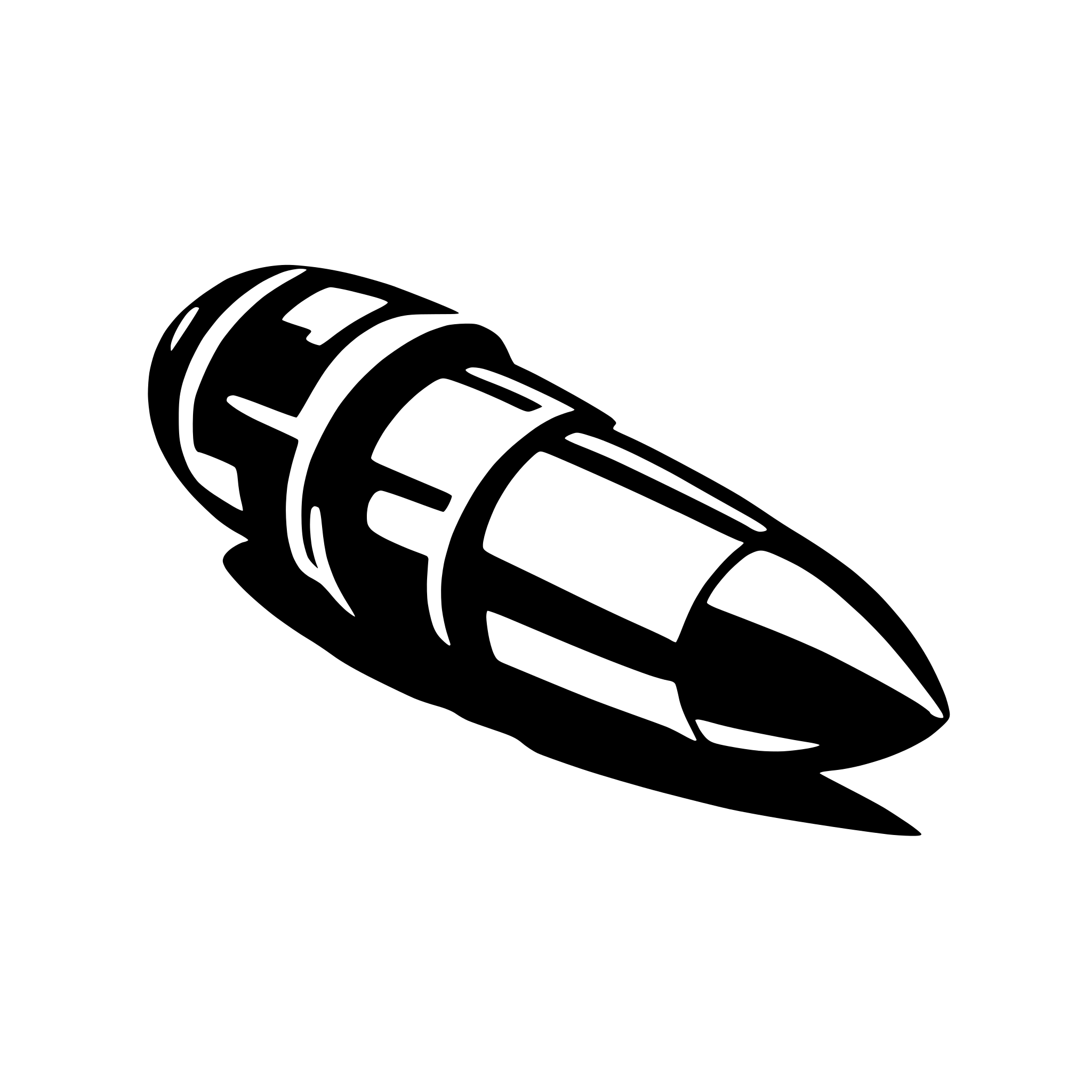 AI-generated SVG of a bullet