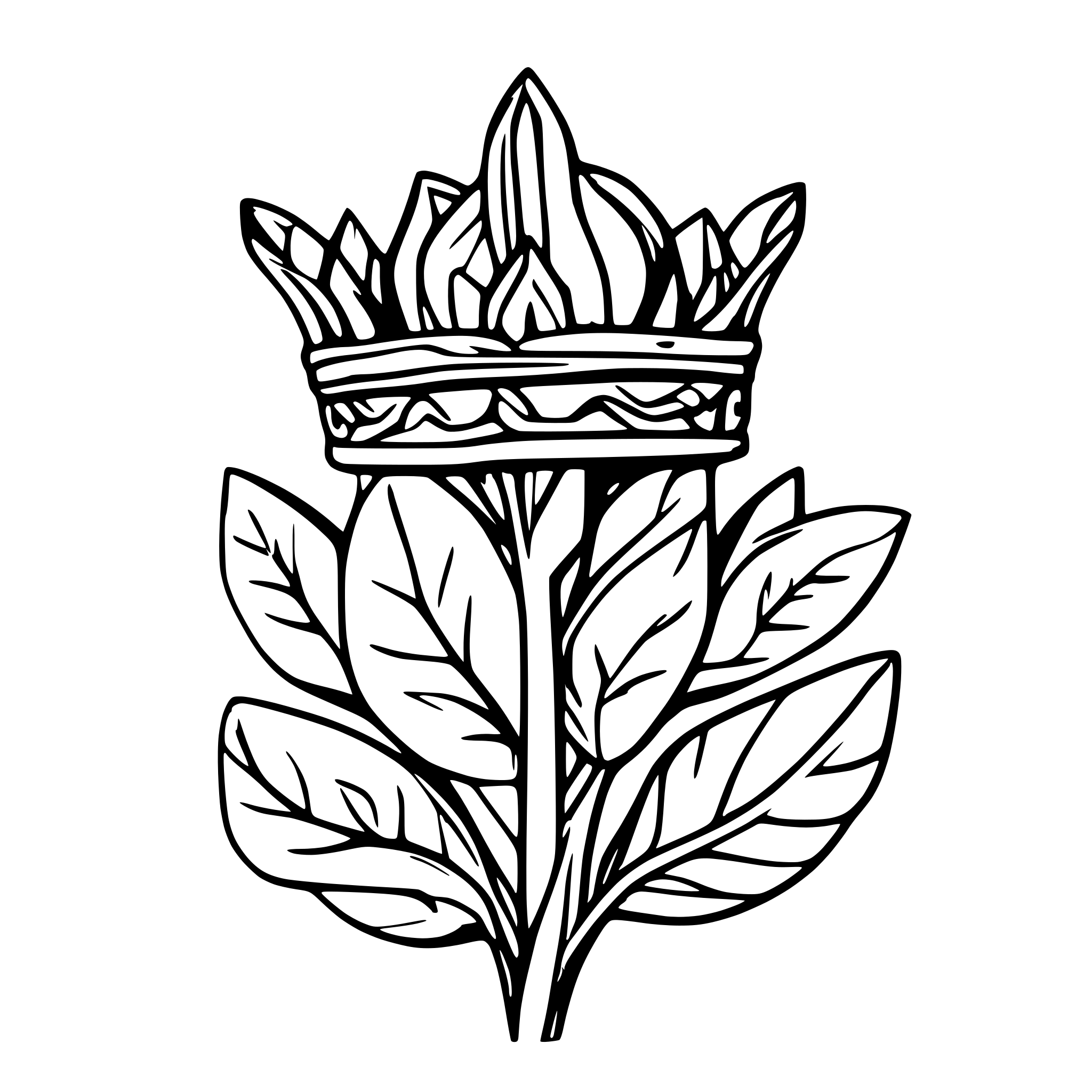 AI-generated SVG of 'Crown Imperial'