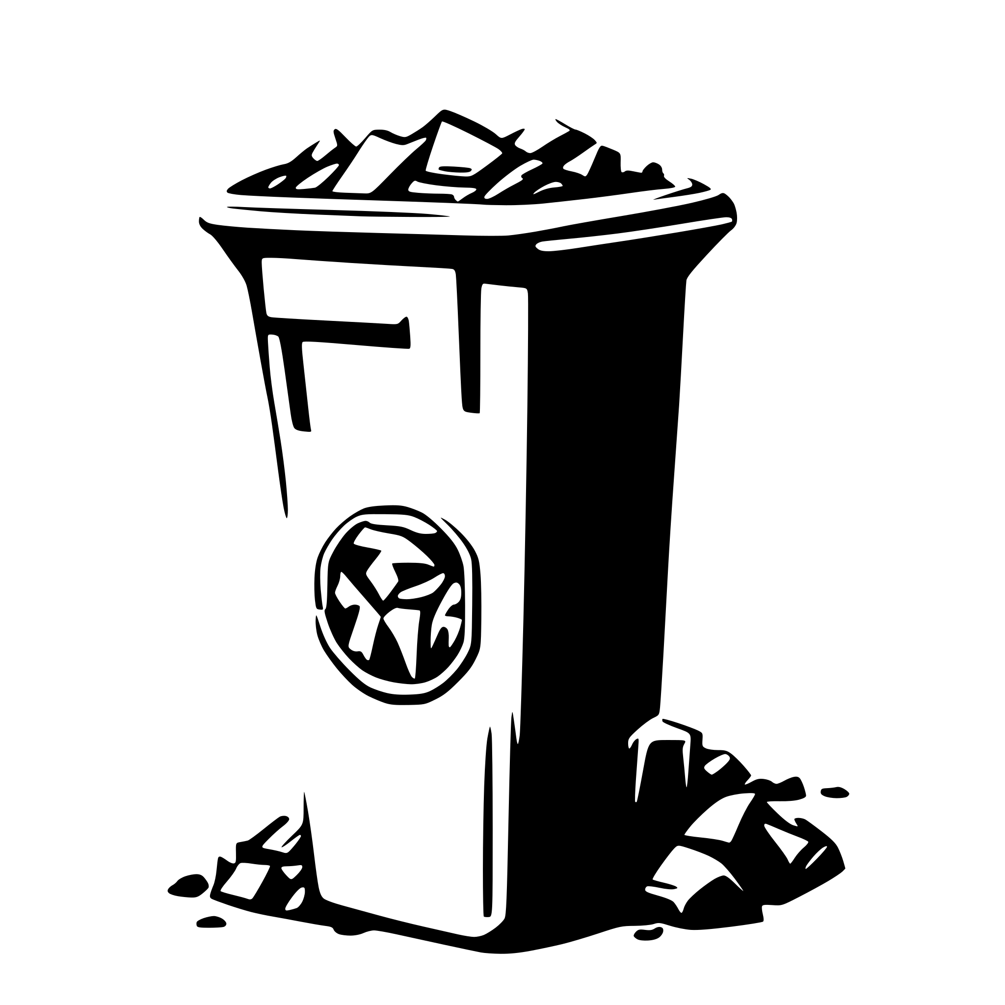 AI-generated SVG of 'trash'