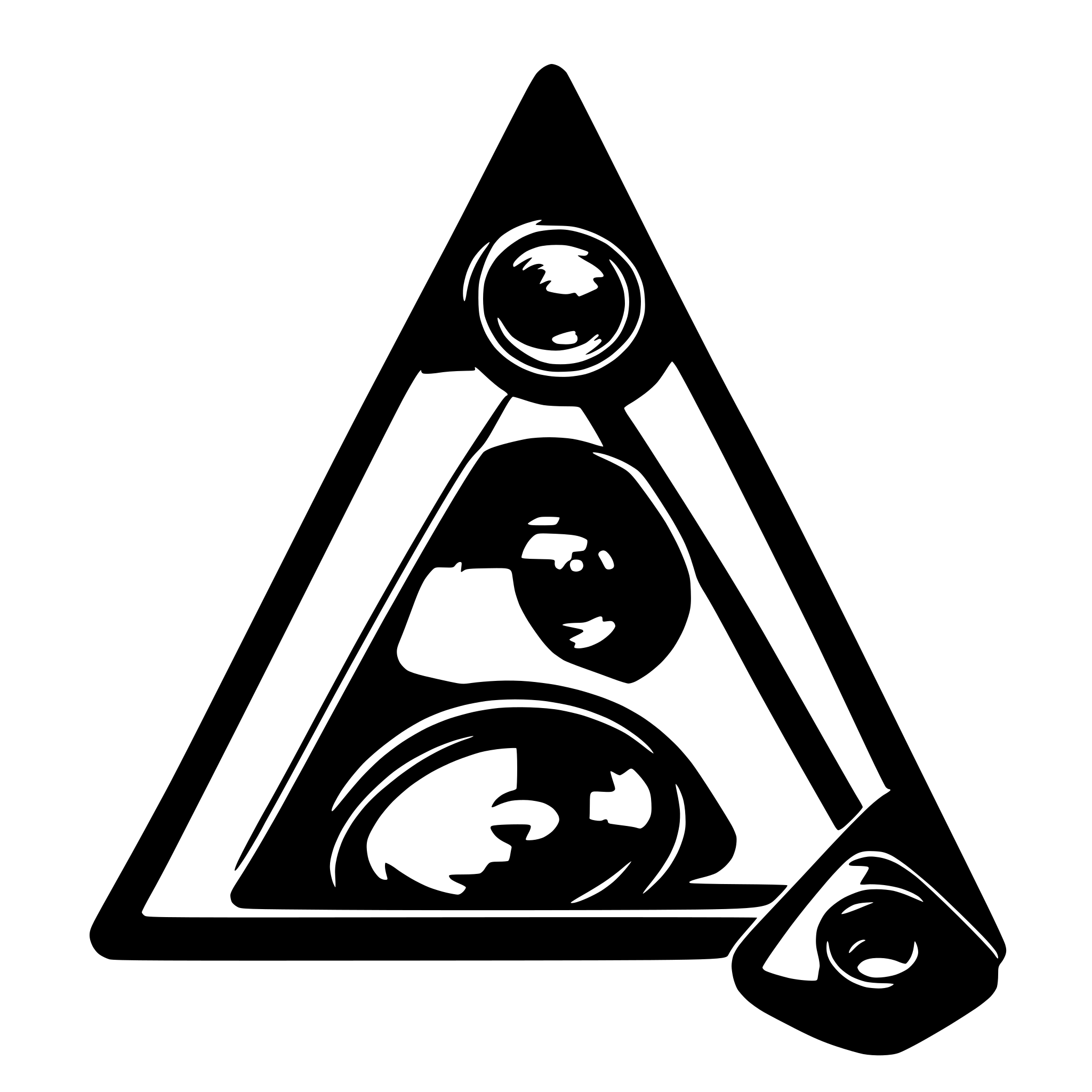 AI-generated SVG of 'phone camera lenses triangle'