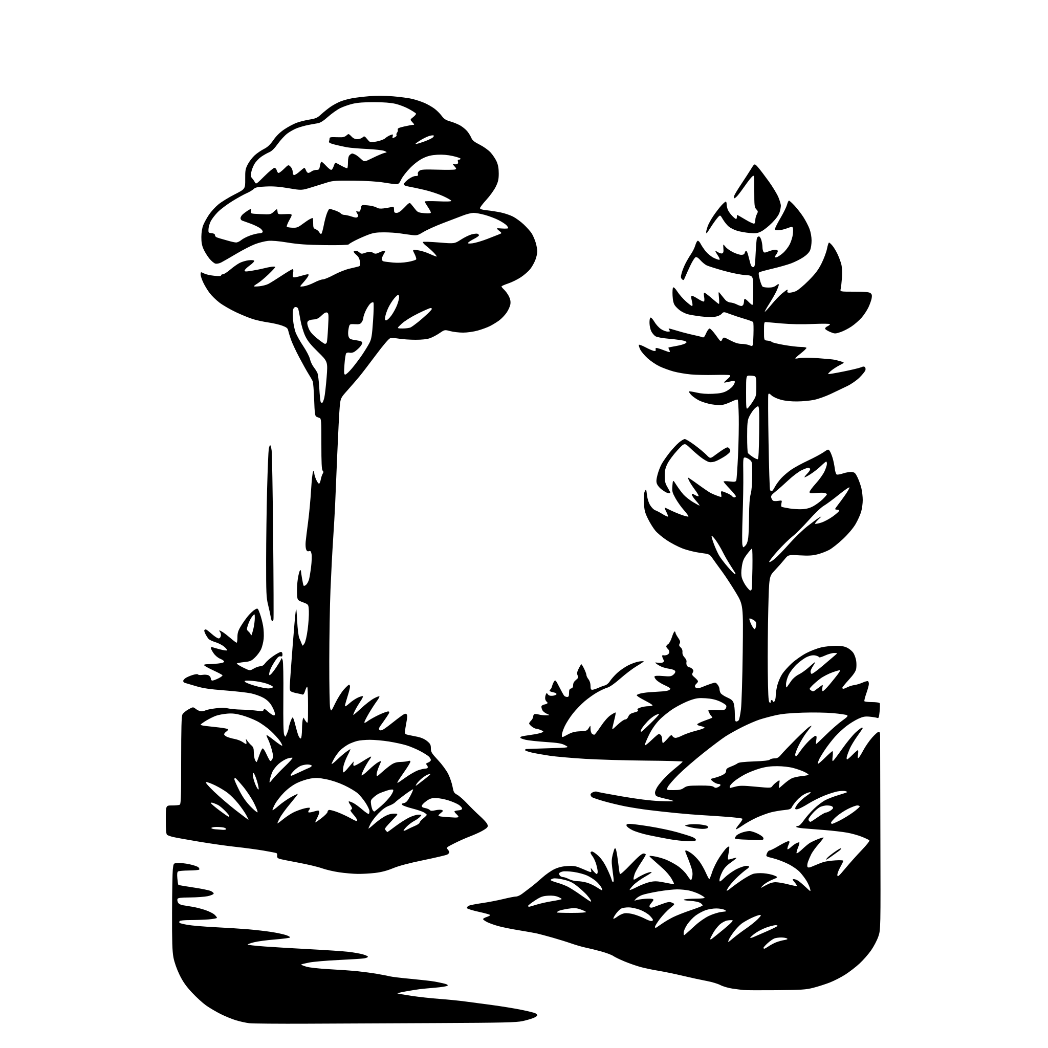 AI-generated SVG of 'nature'