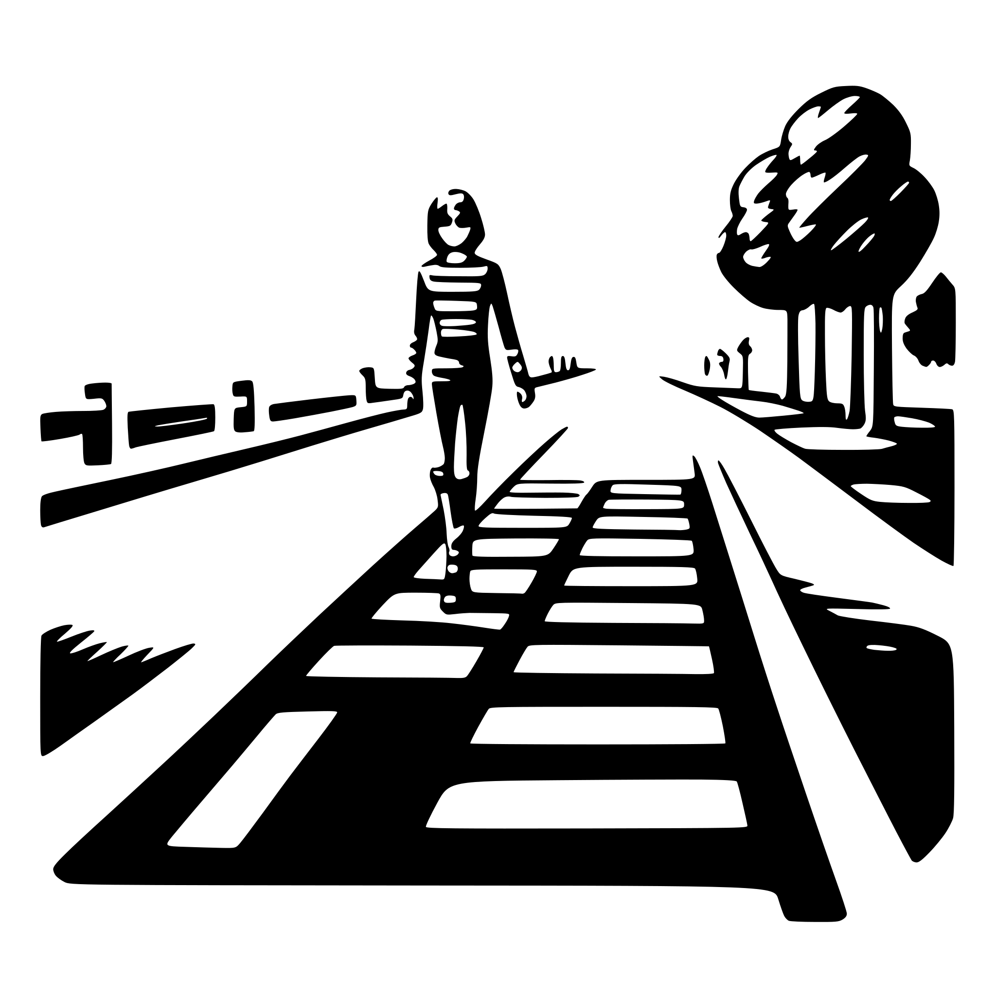 AI-generated SVG of 'crosswalk'