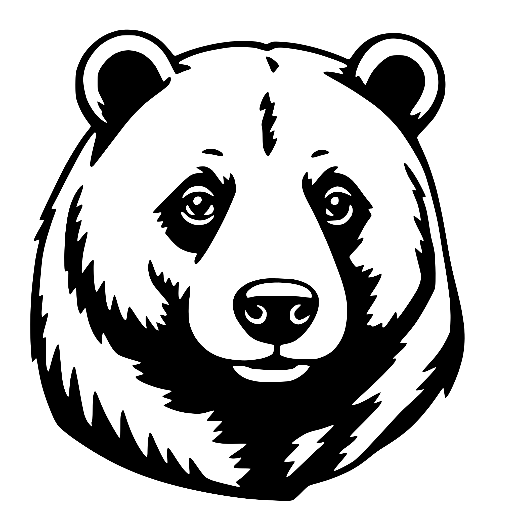 AI-generated SVG of 'bear'