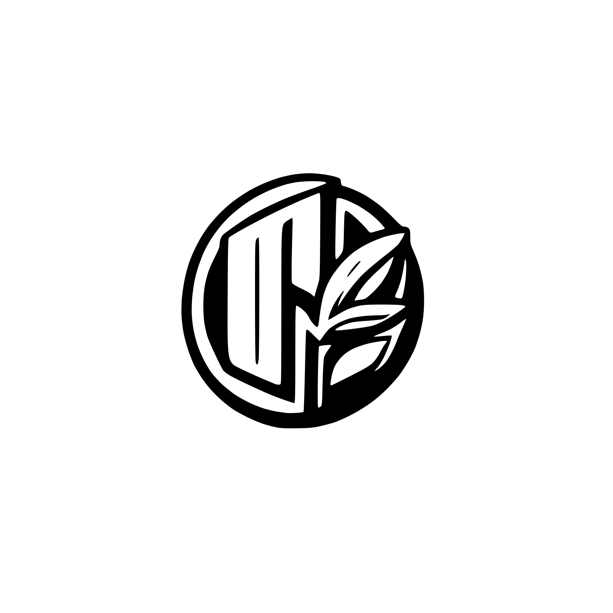 AI-generated SVG of a logo letter L