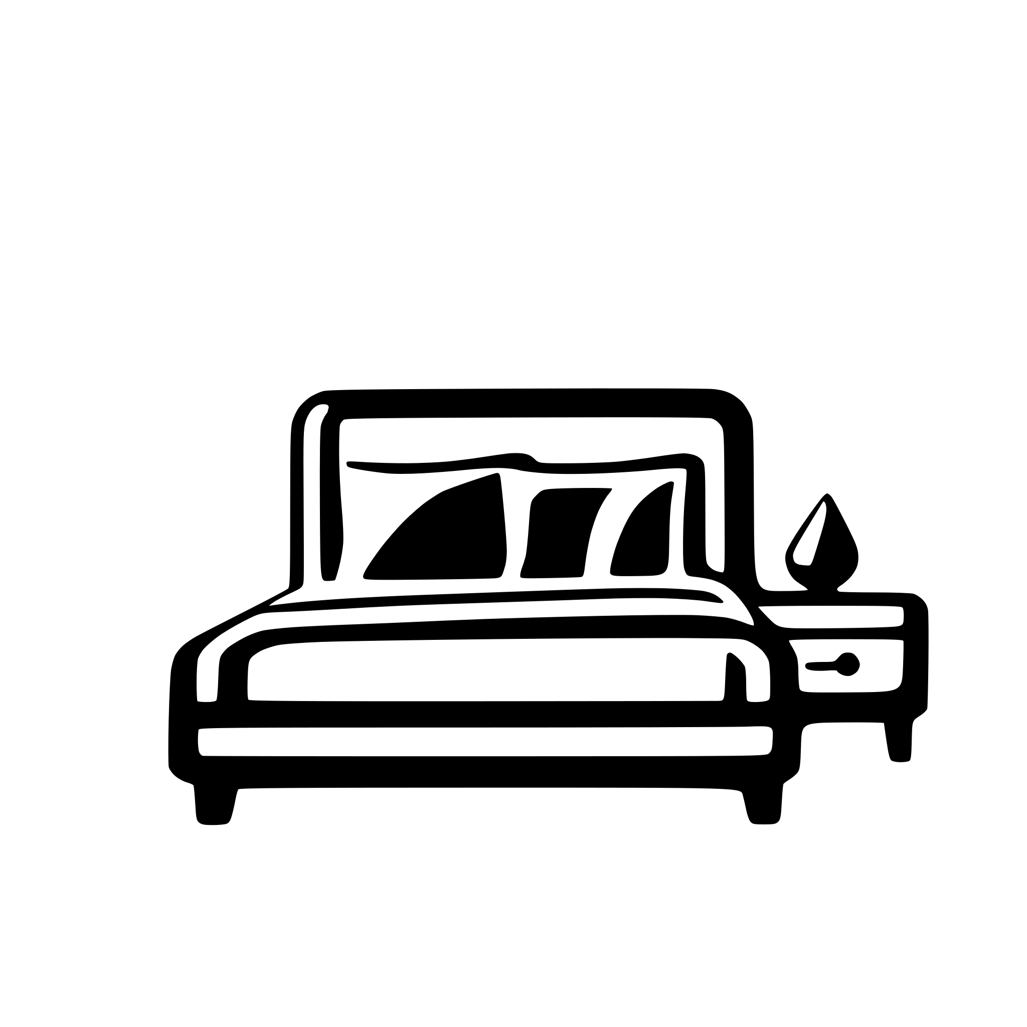 AI-generated SVG of 'King Bed'