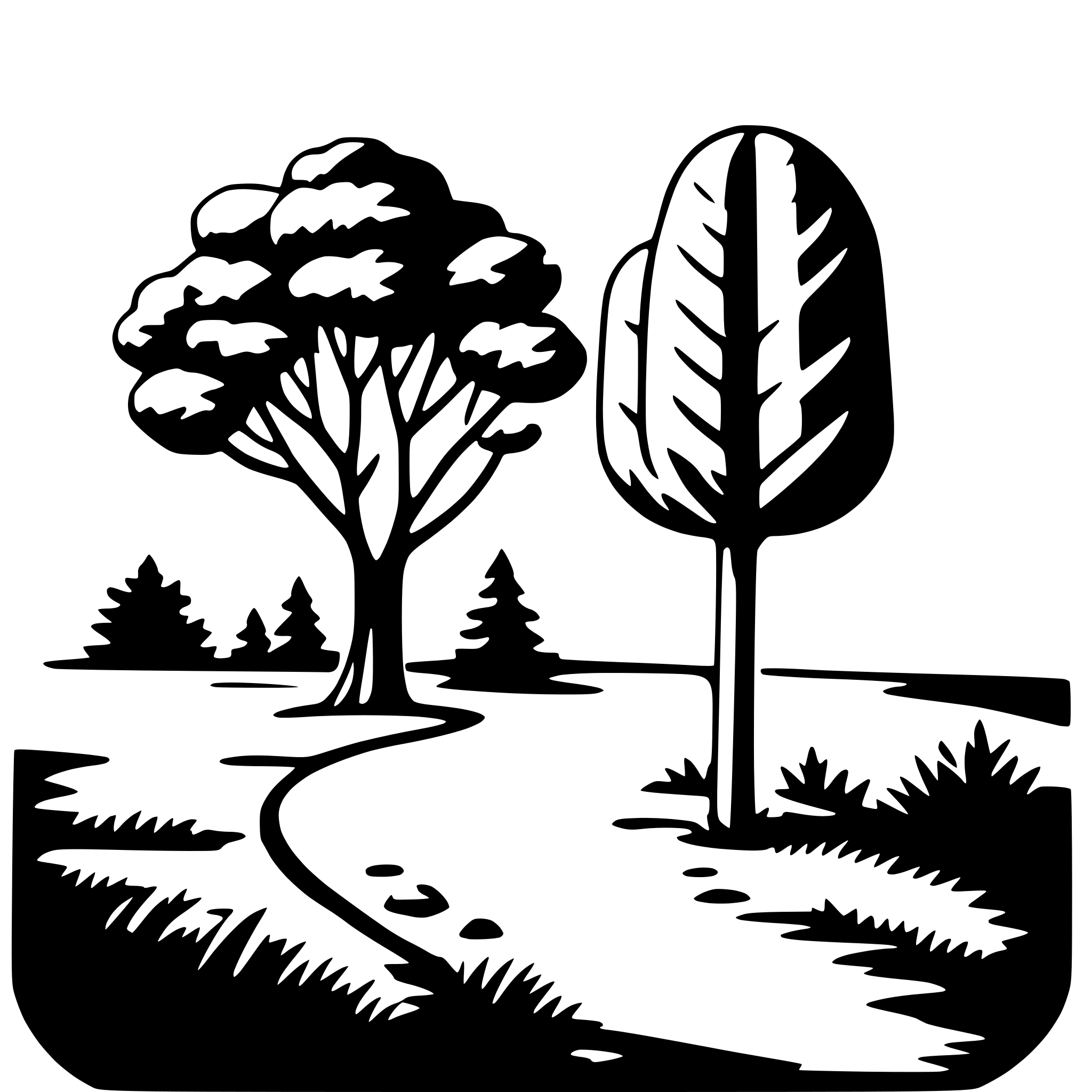 AI-generated SVG of a nature discovery