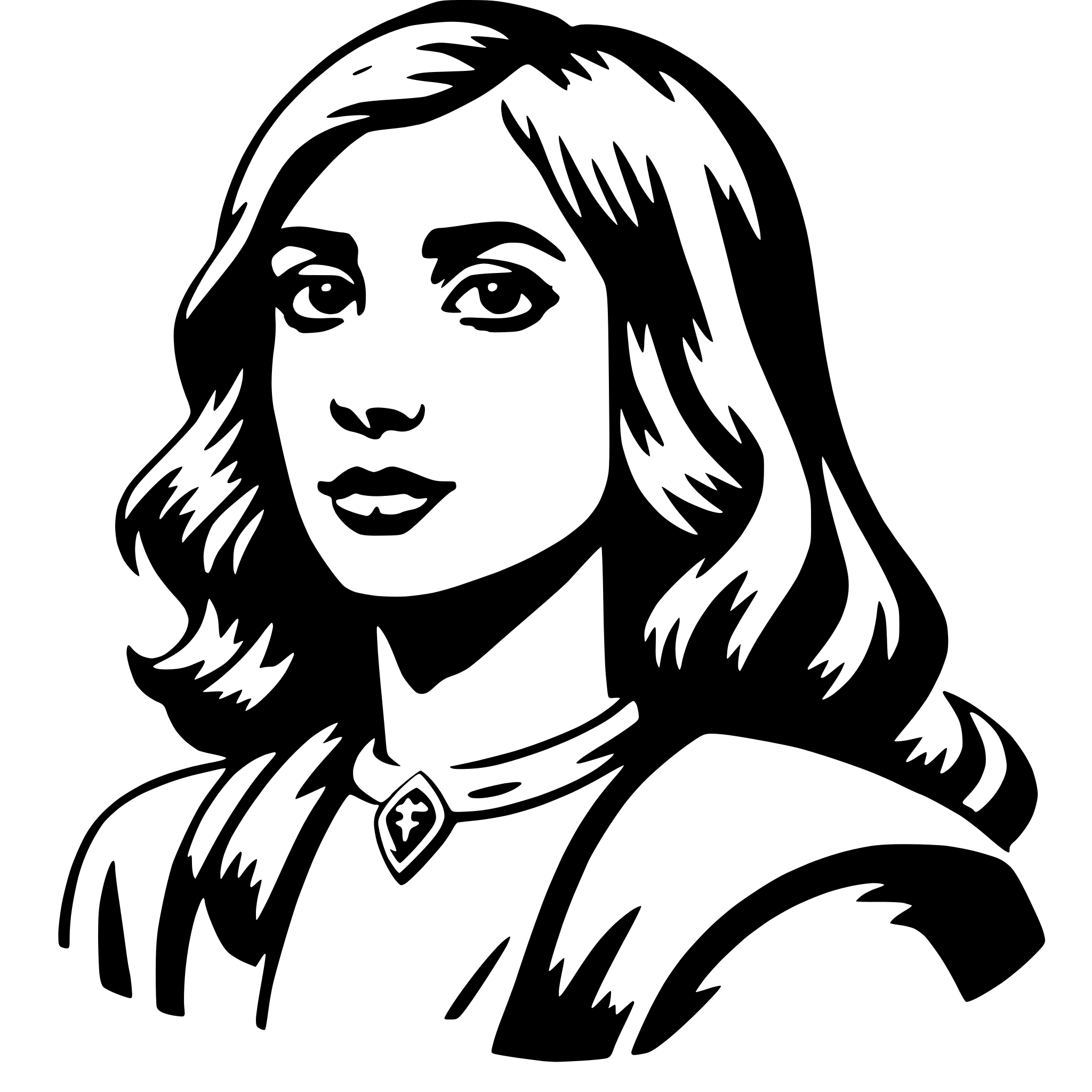 AI-generated SVG of 'rhiannon'